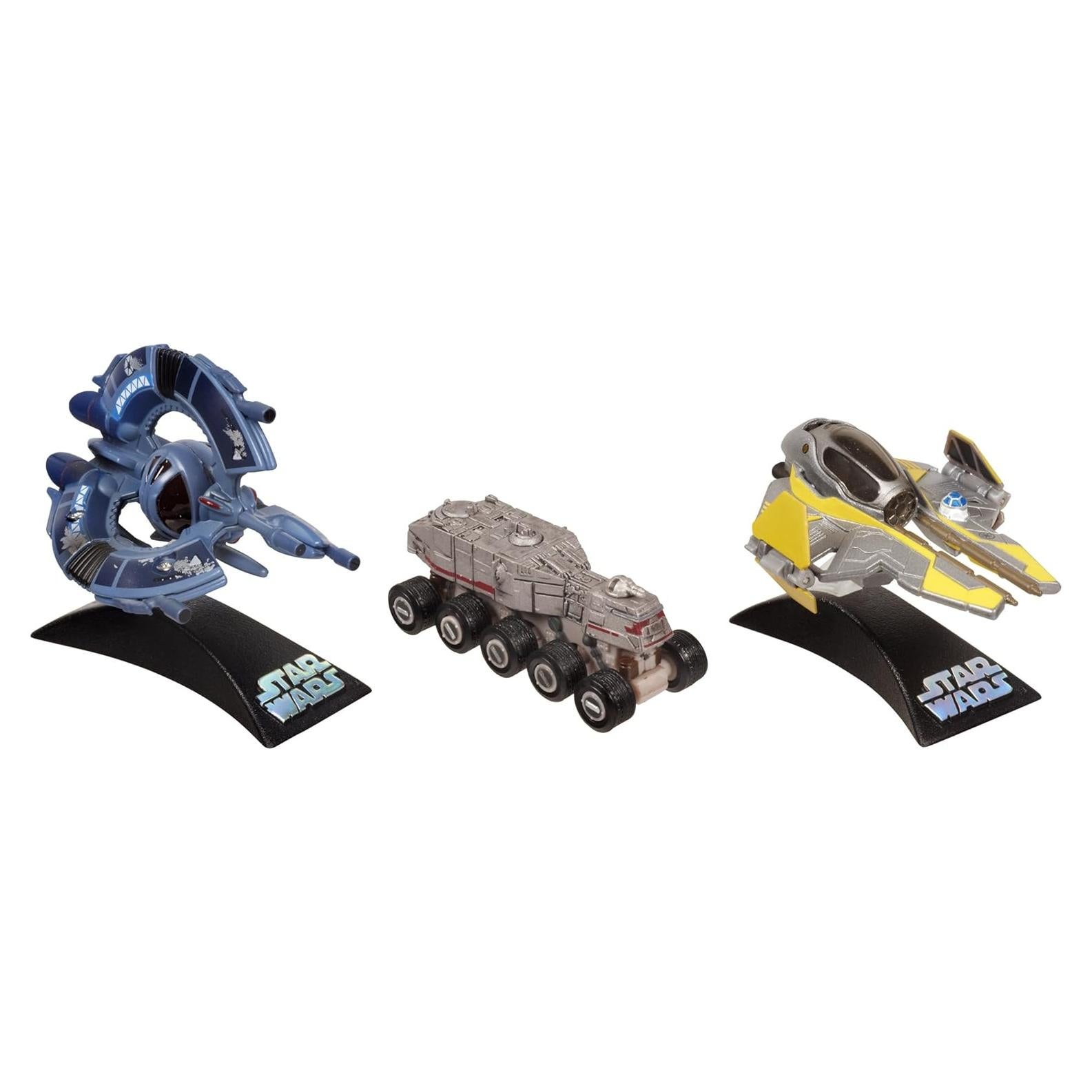 Paquete de 3 Vehículos de Fundición Titanio Star Wars Episodio III