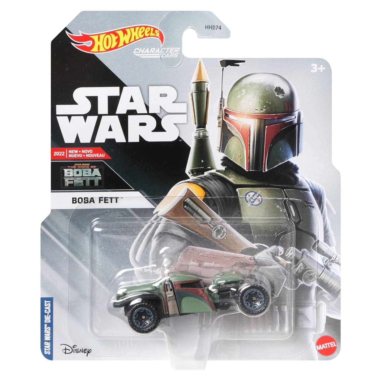 Coche Hot Wheels Boba Fett Star Wars 1:64 Mattel