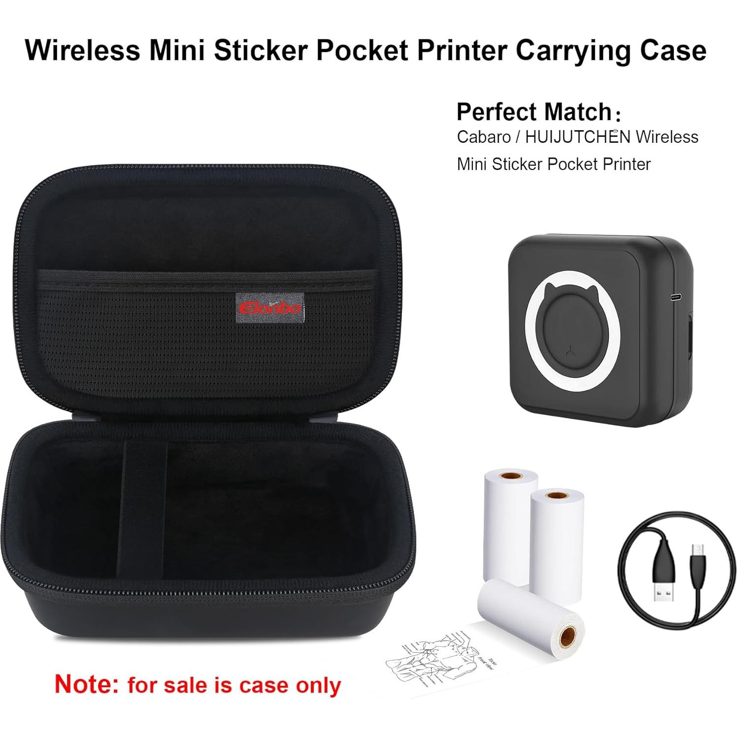 Funda de Transporte Elonbo para Impresora HUIJUTCHEN/Cabaro Mini