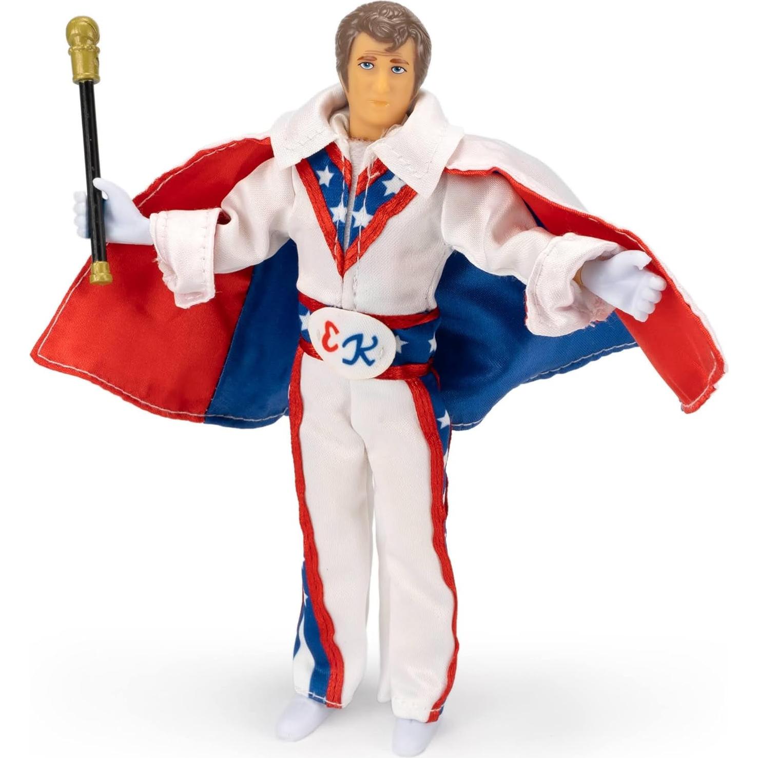 Evel Knievel Deluxe Silver High Jumper - Juguete Retro Acrobático