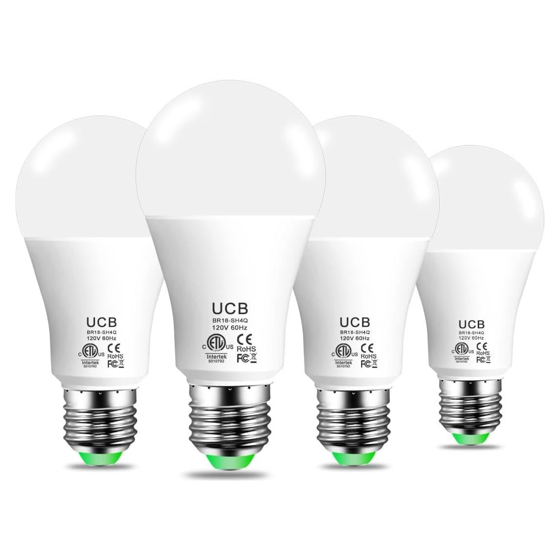 Bombilla Inteligente LED Bluetooth 12W SHENZHEN BR18-SH4Q 4 Paquete