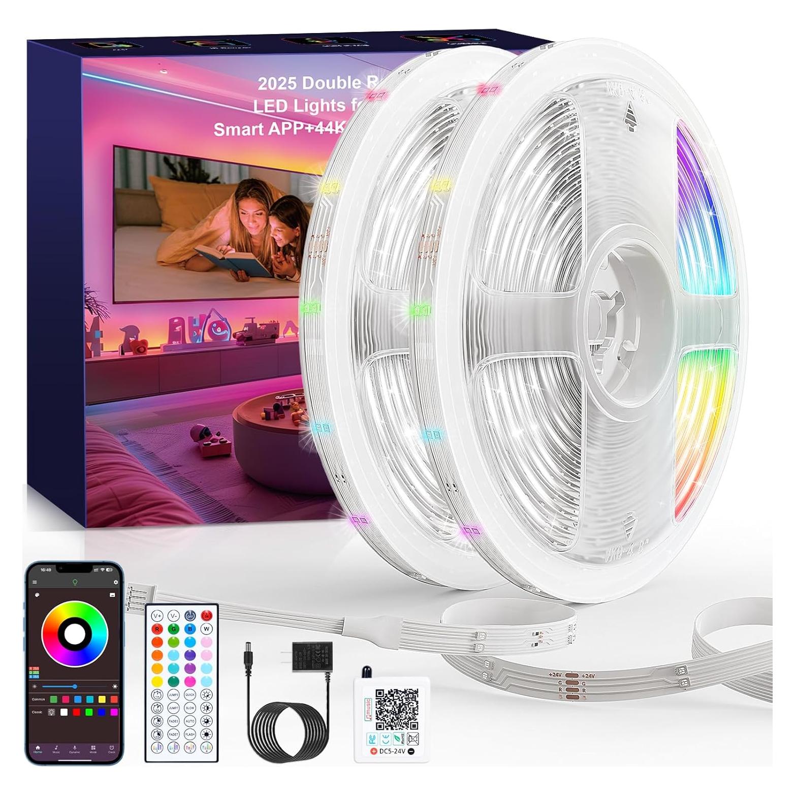 Luces LED RGB ShenZhen 100 pies (30.48m) con control remoto