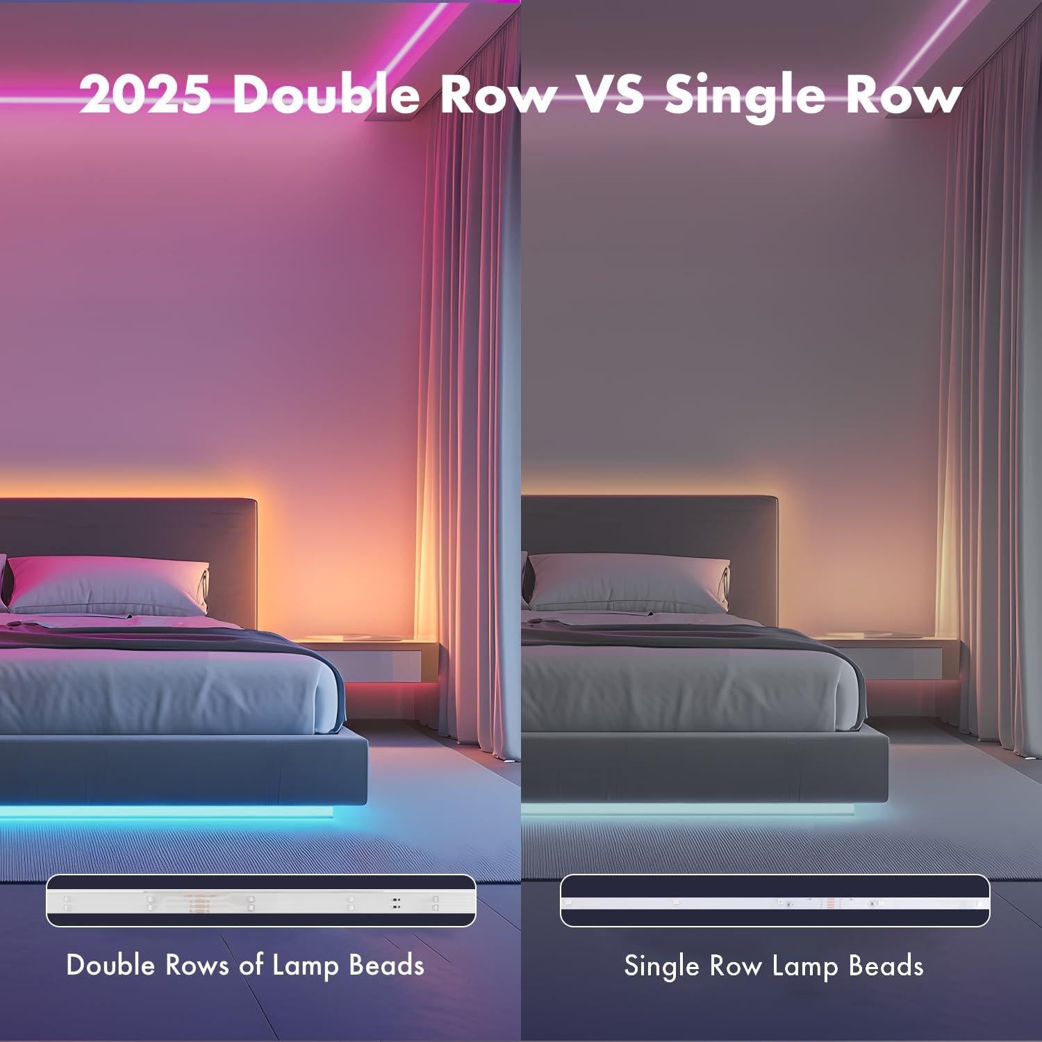 Luces LED RGB ShenZhen 100 pies (30.48m) con control remoto