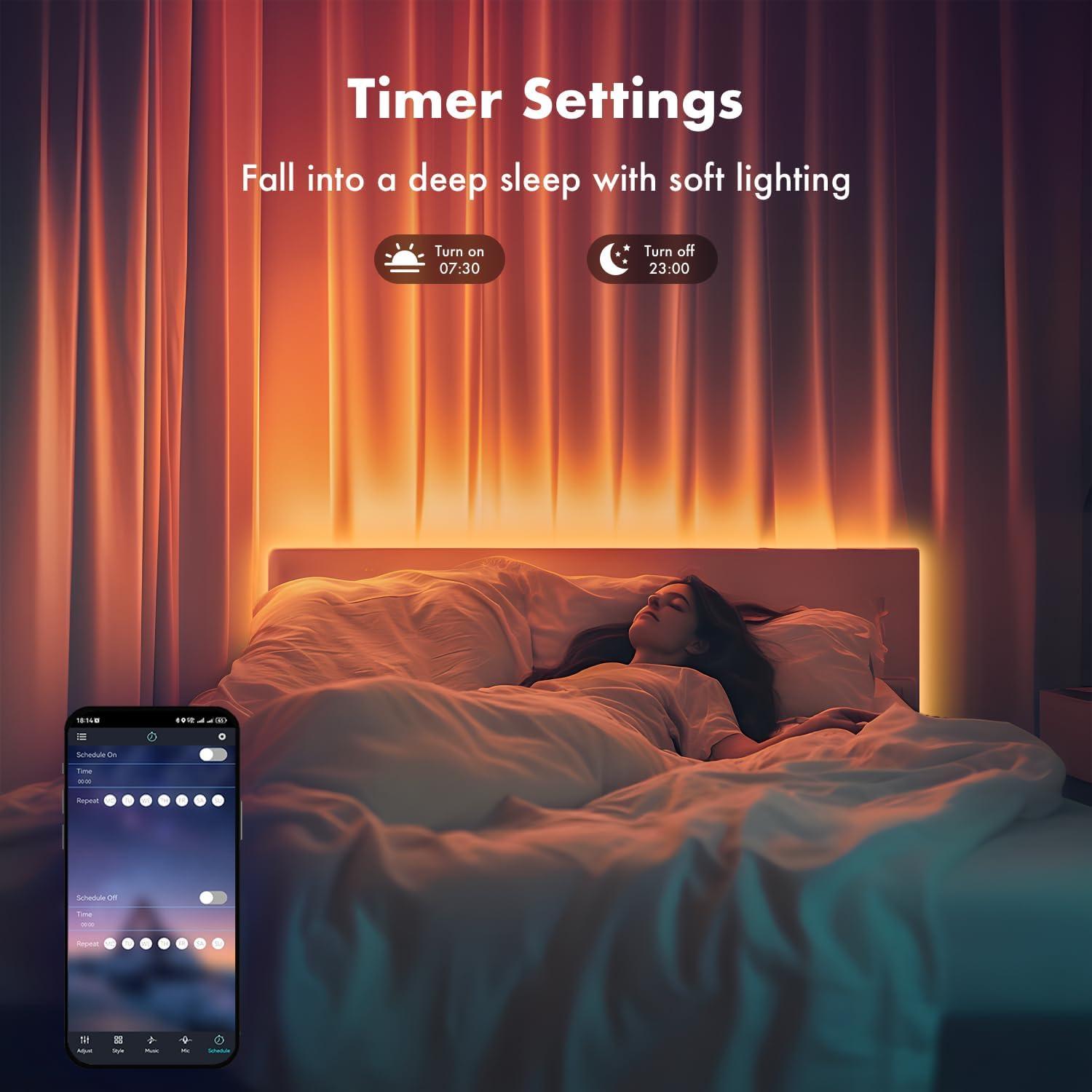 Luces LED RGB ShenZhen 100 pies (30.48m) con control remoto