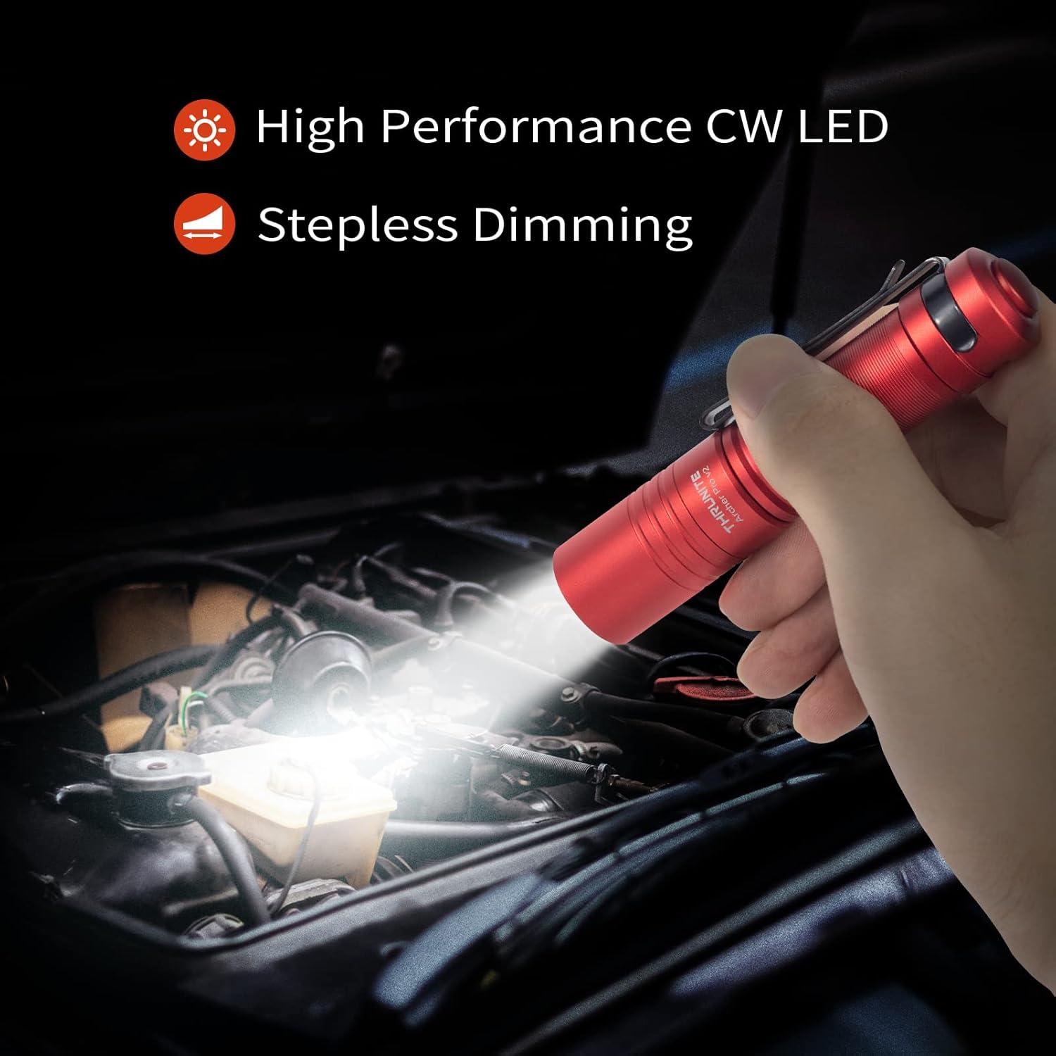 Linterna ThruNite Archer Pro V2 - 950 Lúmenes, Recargable USB-C