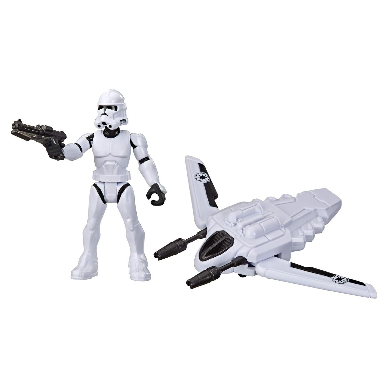 Figura y Vehículo de Rescate Clone Trooper Star Wars 2.5"
