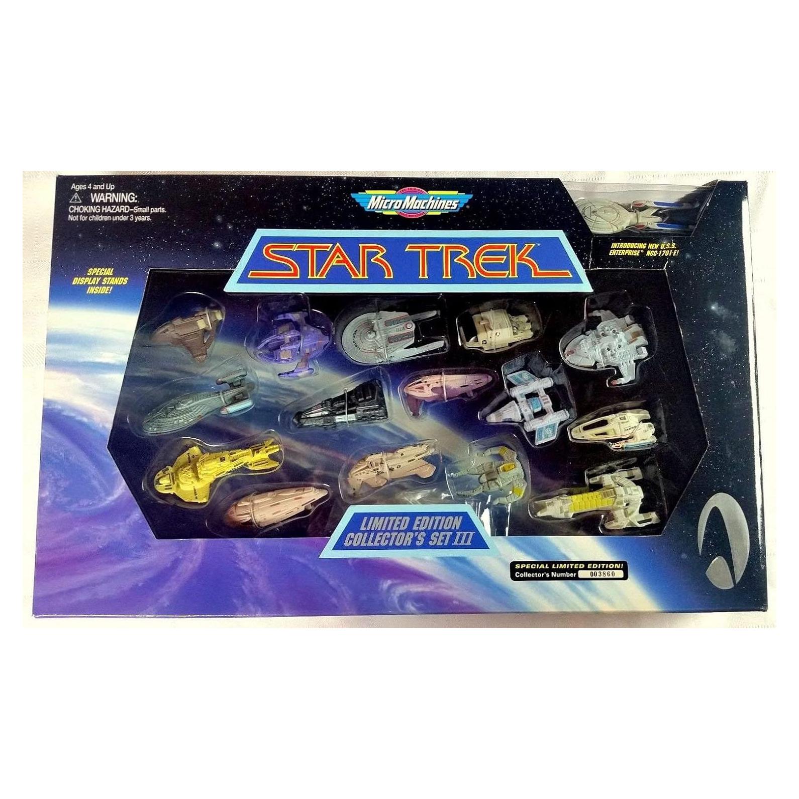 Conjunto Edición Limitada Micro Machines Star Trek III