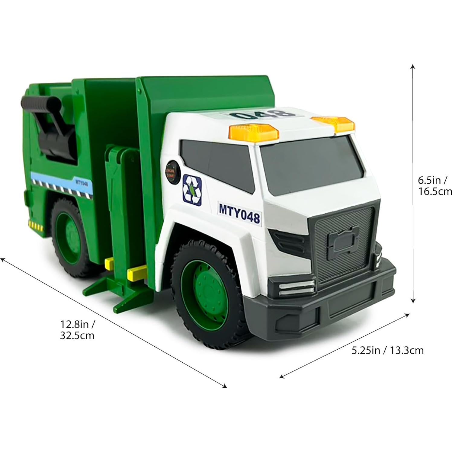 Camión de Basura Interactivo Mighty Fleet 38 cm - Luces y Sonidos