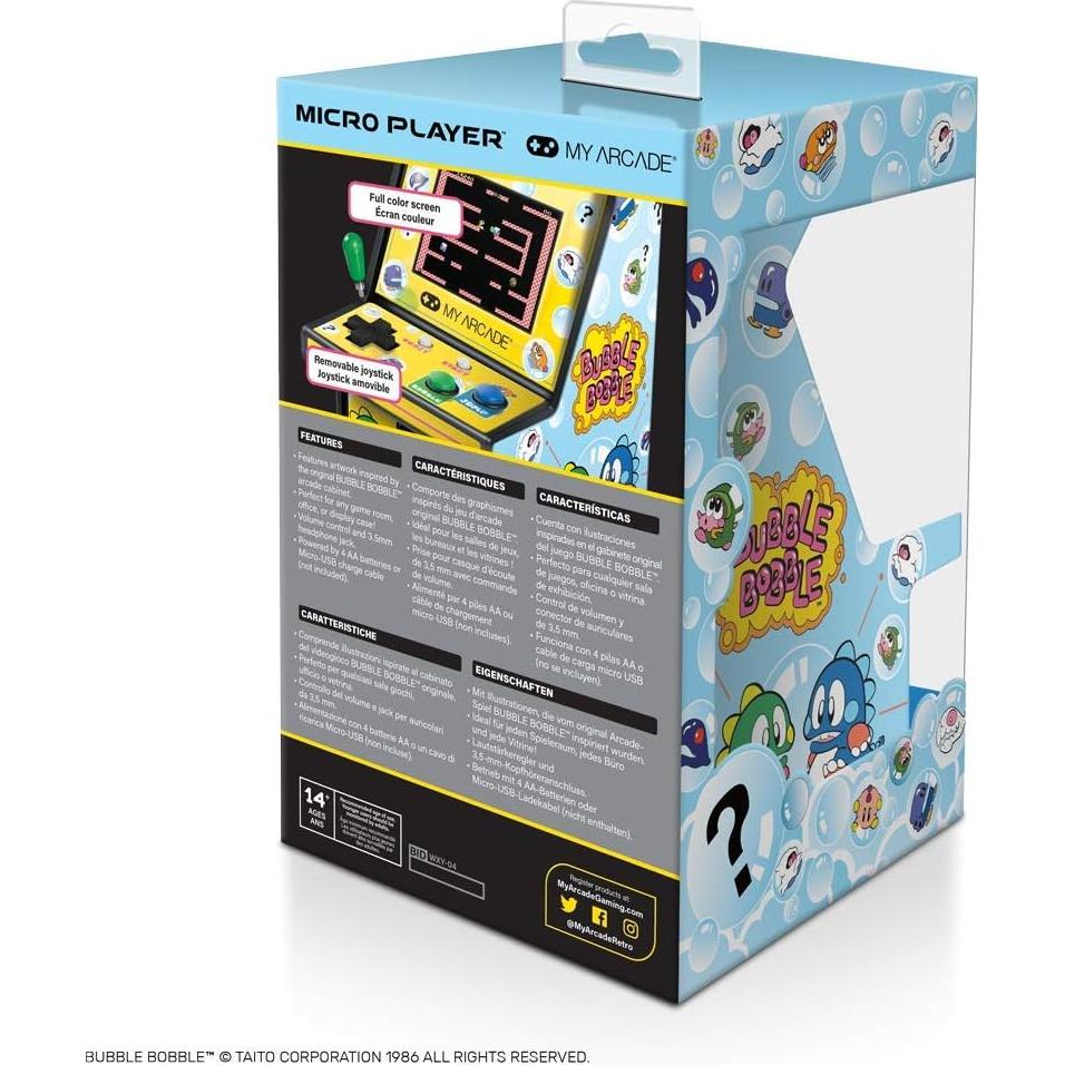 Máquina de Arcade Mini My Arcade Bubble Bobble 17.15 cm
