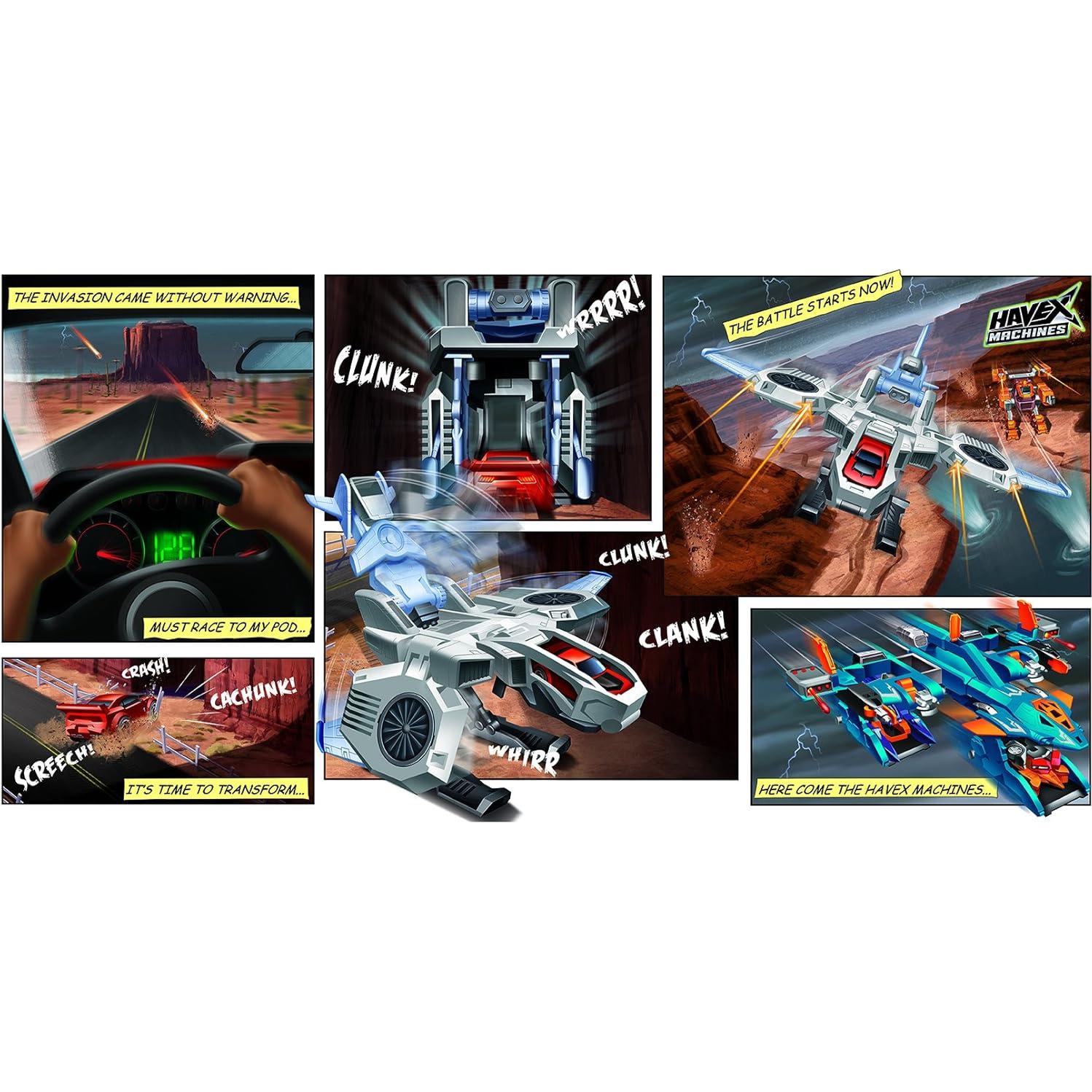 Vehículo Transformable Havex Machines Sonic Jet SJ-2200