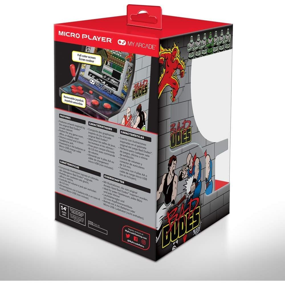 Mi Arcade Bad Dudes - Mini Máquina Arcade 17.15 cm