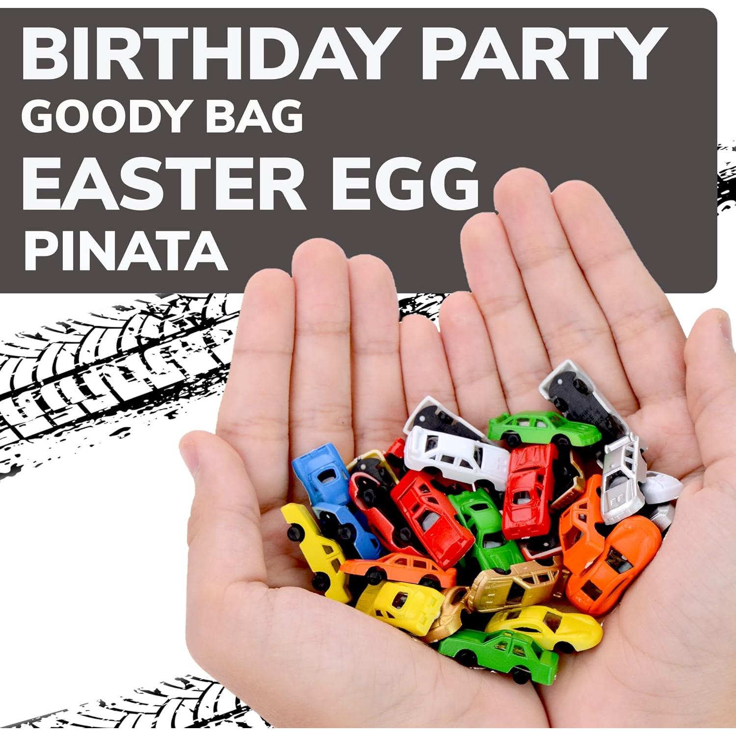 Mini Coches de Plástico Entervending - 100 Pcs para Niños