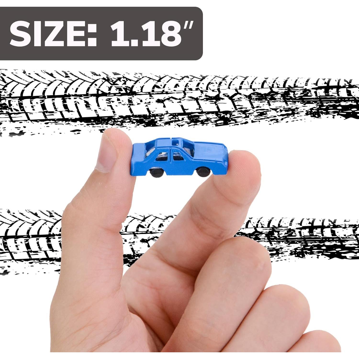 Mini Coches de Plástico Entervending - 100 Pcs para Niños