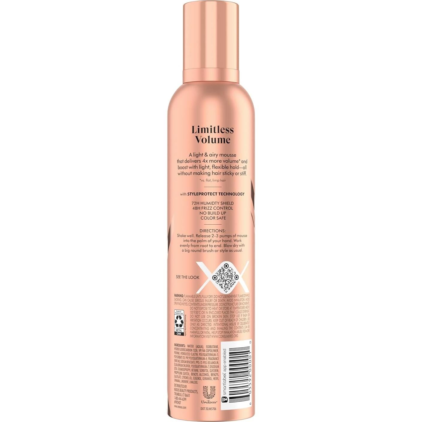 Nexxus Espuma Voluminizadora 300 ml para Cabello Fino