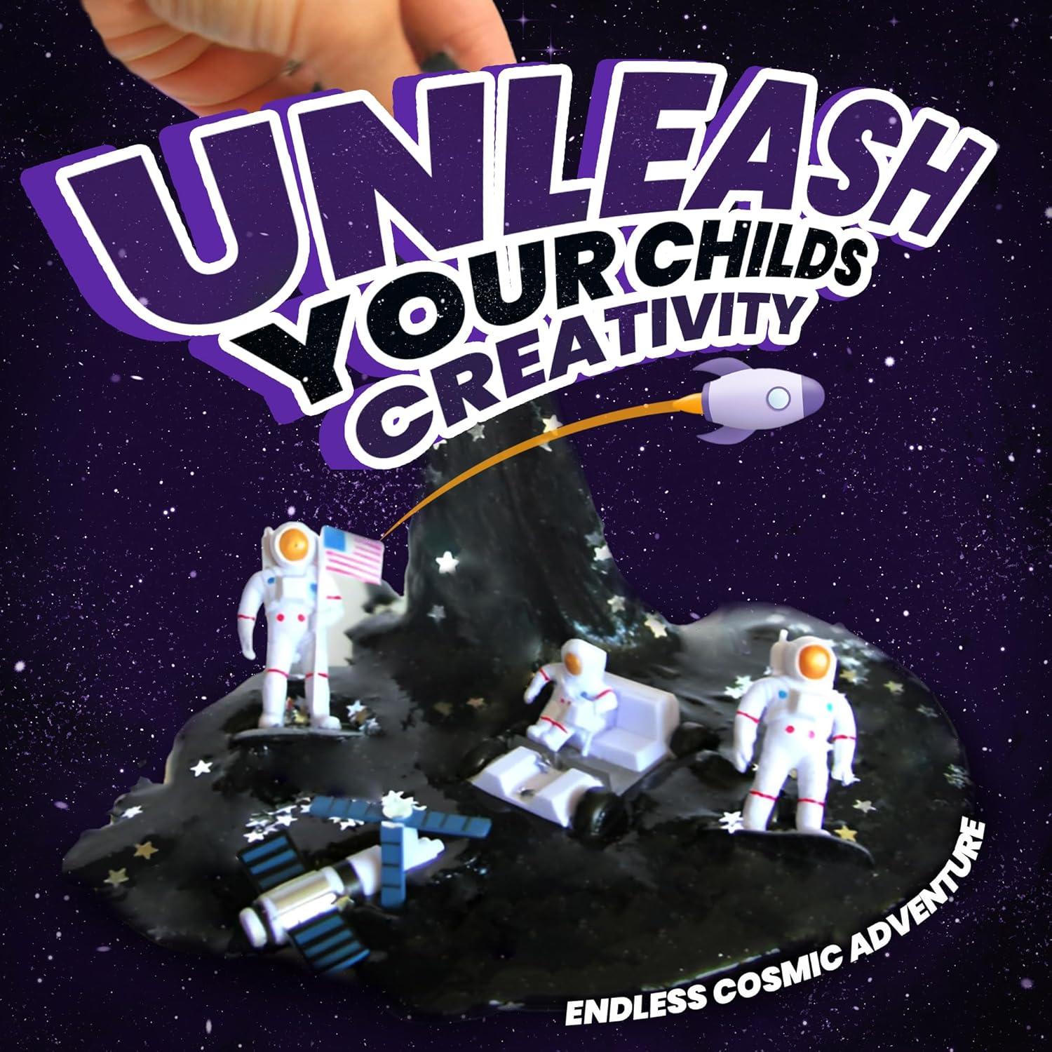 Slime Nebulosa Negra Playbees - Paquete de 24 Piezas