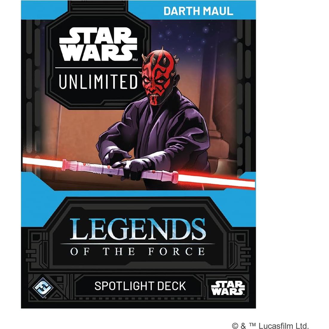Deck de Cartas Star Wars: Ilimitado Darth Maul - 50 Cartas