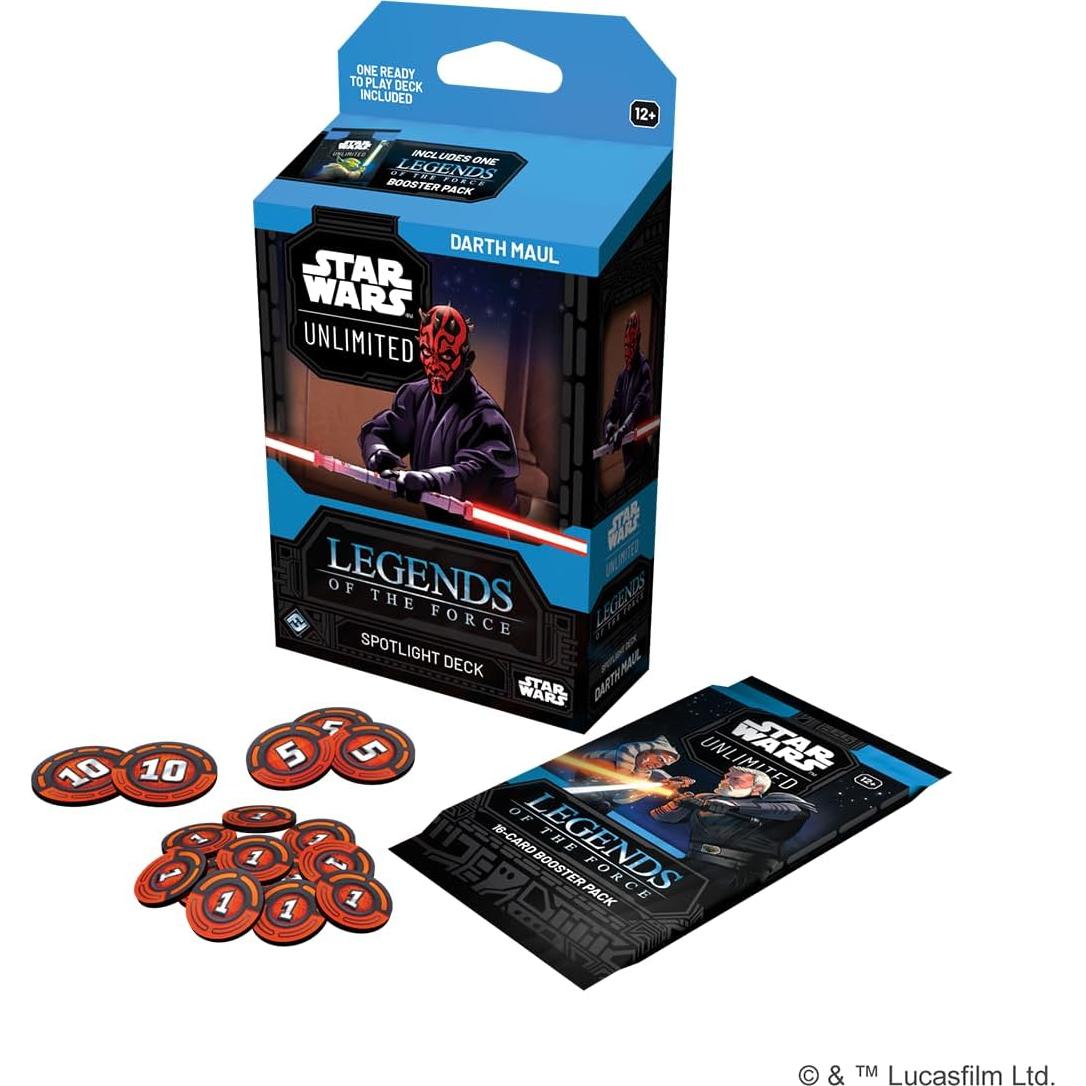 Deck de Cartas Star Wars: Ilimitado Darth Maul - 50 Cartas