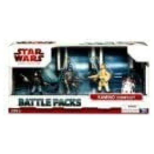 Paquete de Batalla Star Wars 4 Figuras Hasbro Jango Fett Obi-Wan