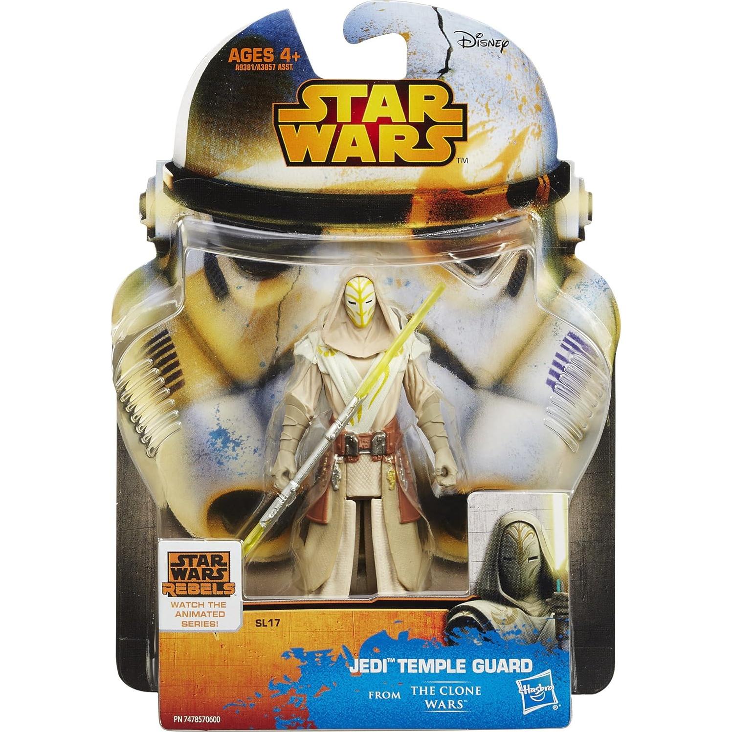 Figura Guardián del Templo Jedi Hasbro 17.8 cm con sable