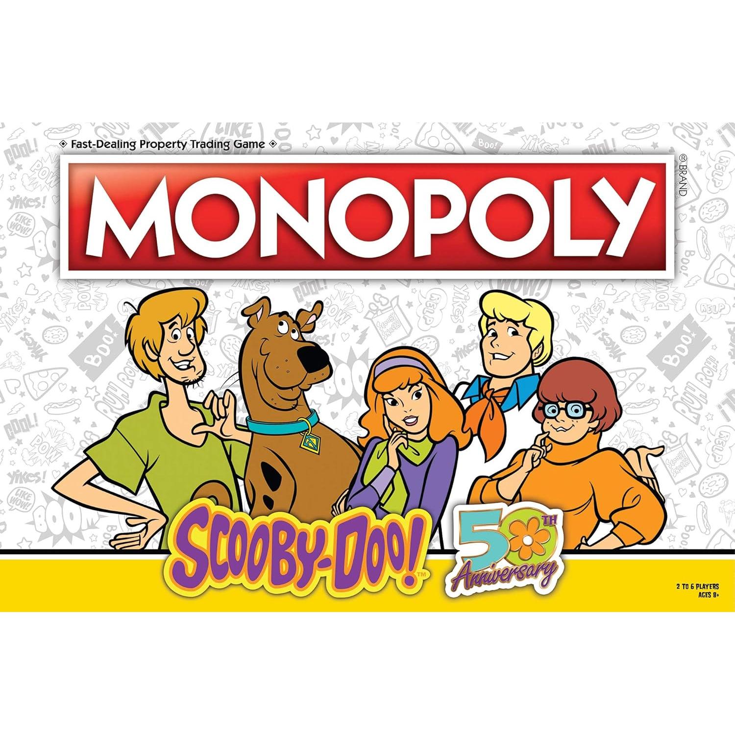 Monopoly Scooby-Doo! Juego de Mesa Oficial 50 Años