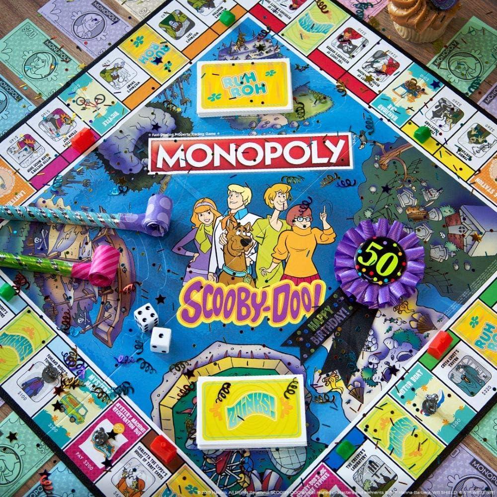 Monopoly Scooby-Doo! Juego de Mesa Oficial 50 Años