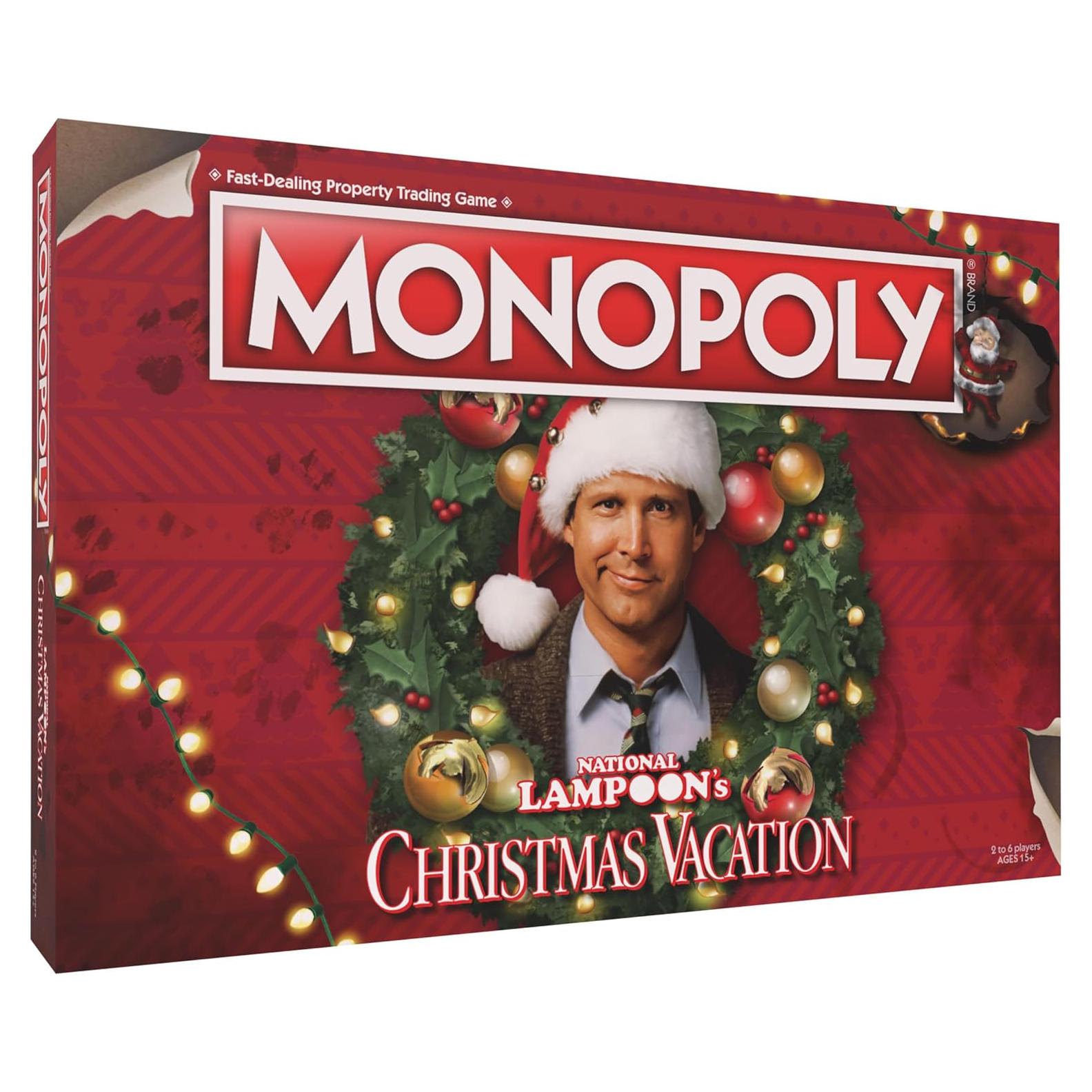 Monopoly Vacaciones de Navidad National Lampoon - Juego de Mesa 2-6 Jugadores
