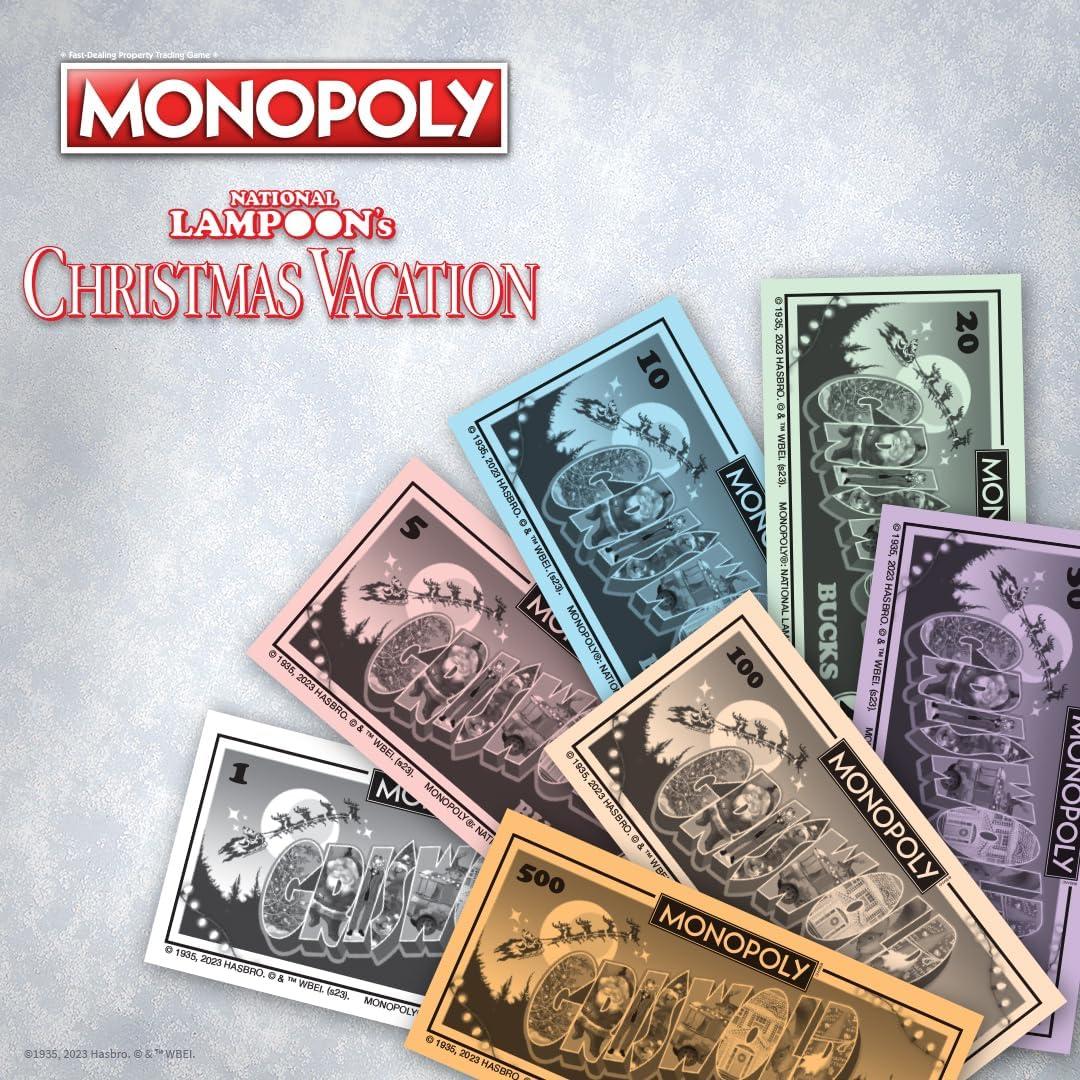 Monopoly Vacaciones de Navidad National Lampoon - Juego de Mesa 2-6 Jugadores