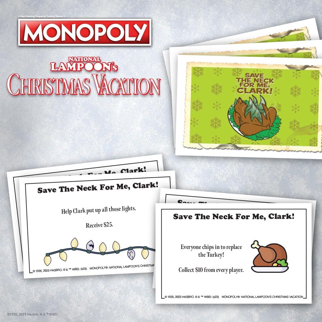 Monopoly Vacaciones de Navidad National Lampoon - Juego de Mesa 2-6 Jugadores