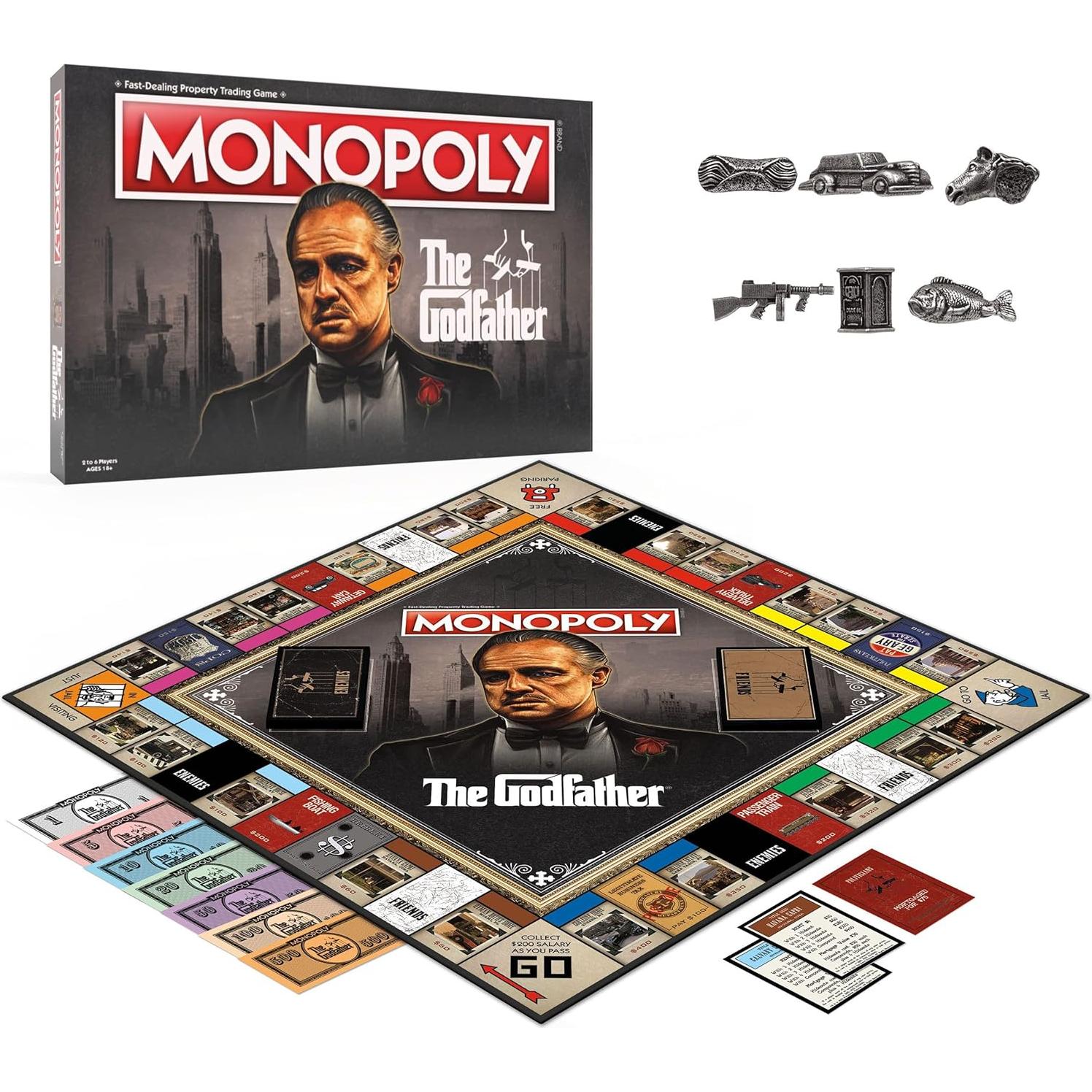 Monopoly El Padrino 50 Aniversario USAOPOLY Juego de Mesa