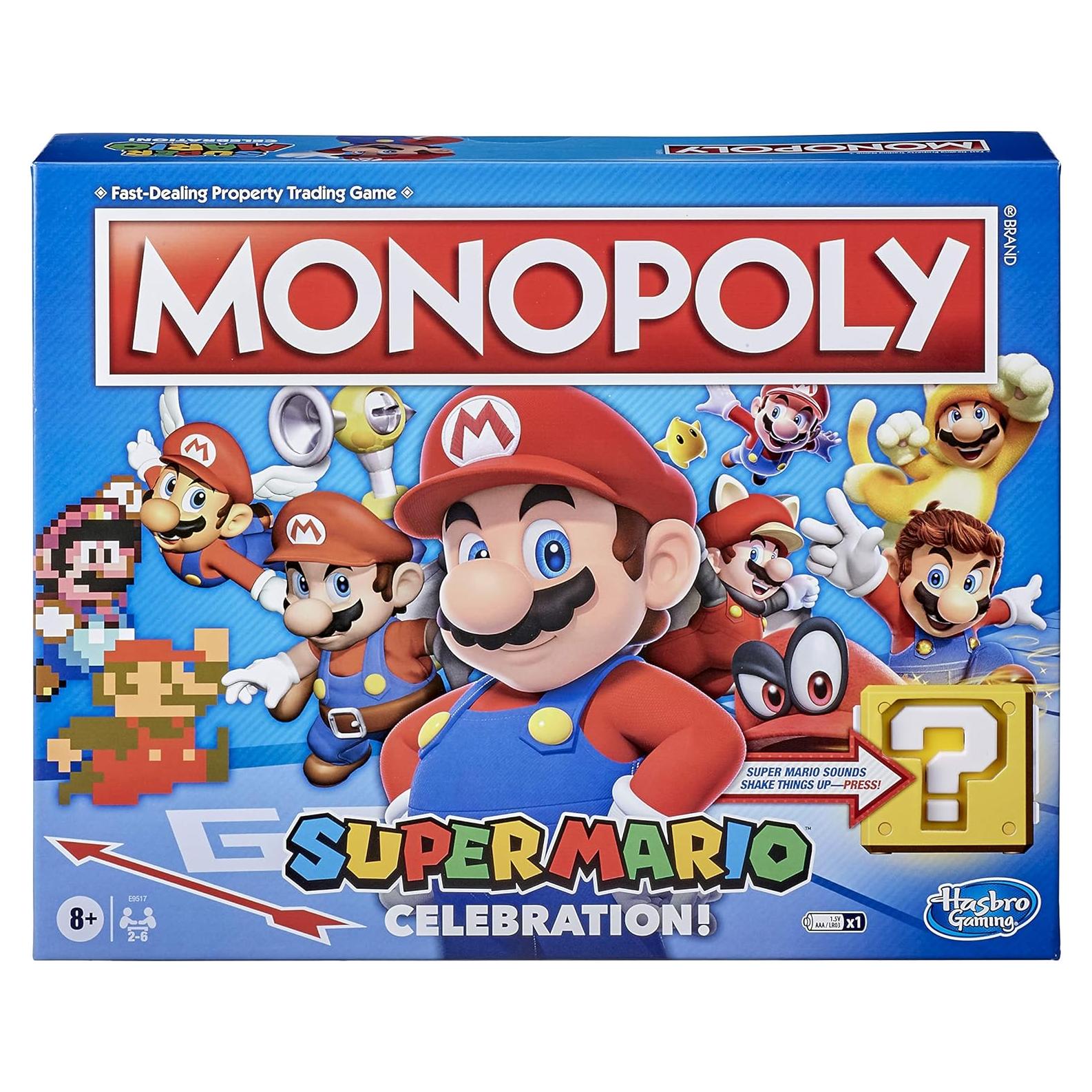 Monopoly Super Mario Edición de Celebración - Juego de Mesa