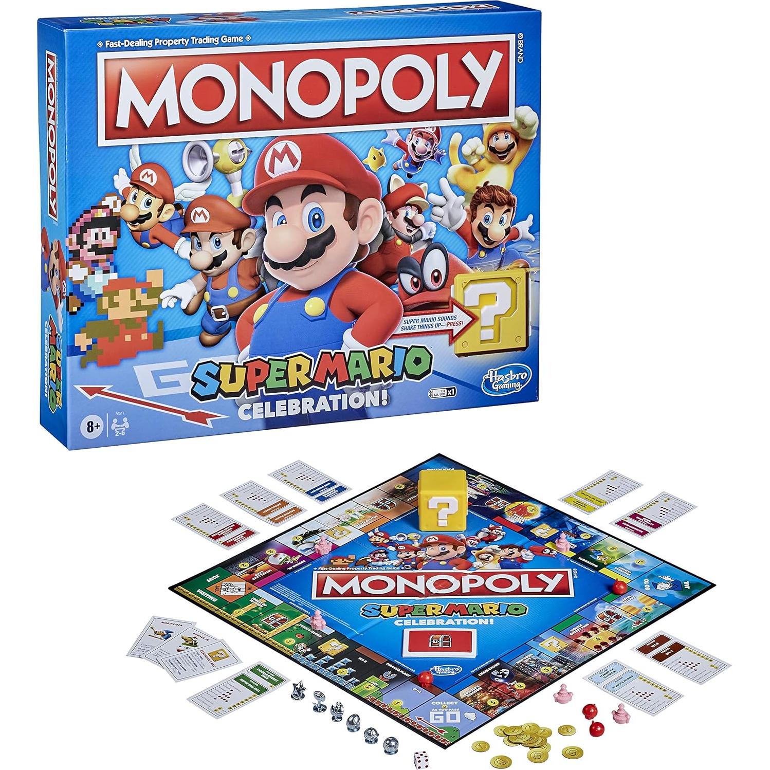 Monopoly Super Mario Edición de Celebración - Juego de Mesa