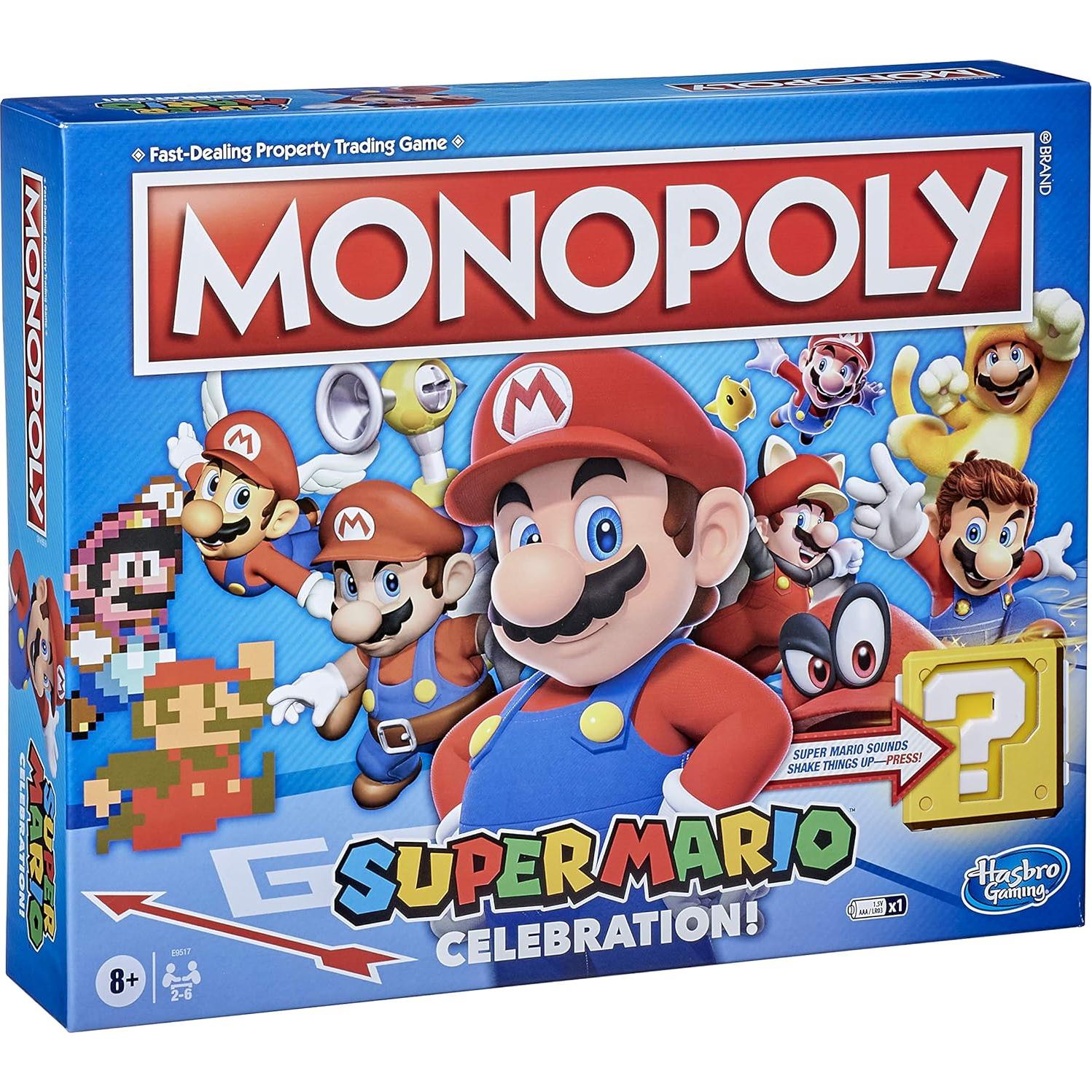 Monopoly Super Mario Edición de Celebración - Juego de Mesa