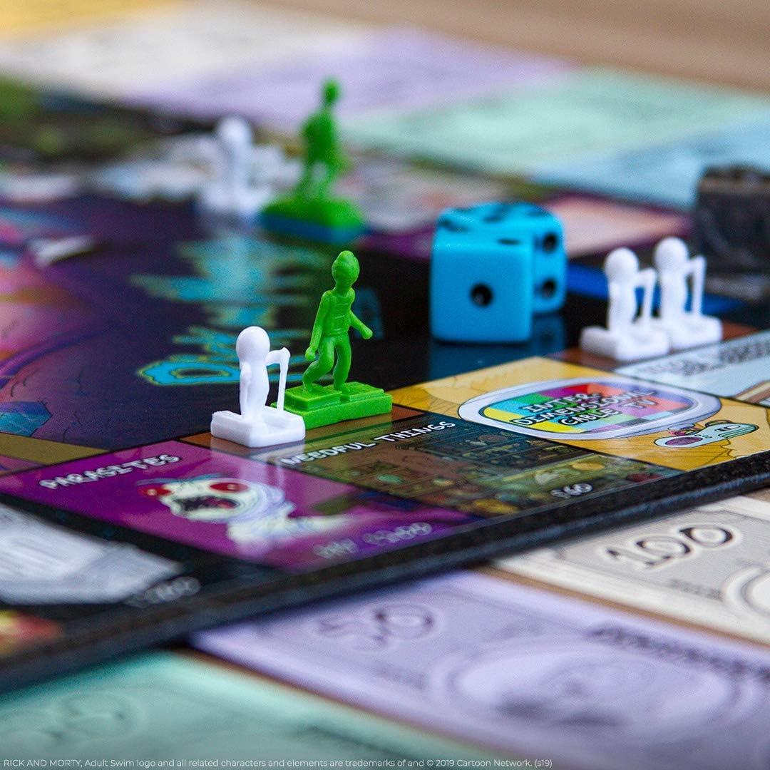 Monopoly Rick y Morty Juego de Mesa Oficial 2-6 Jugadores