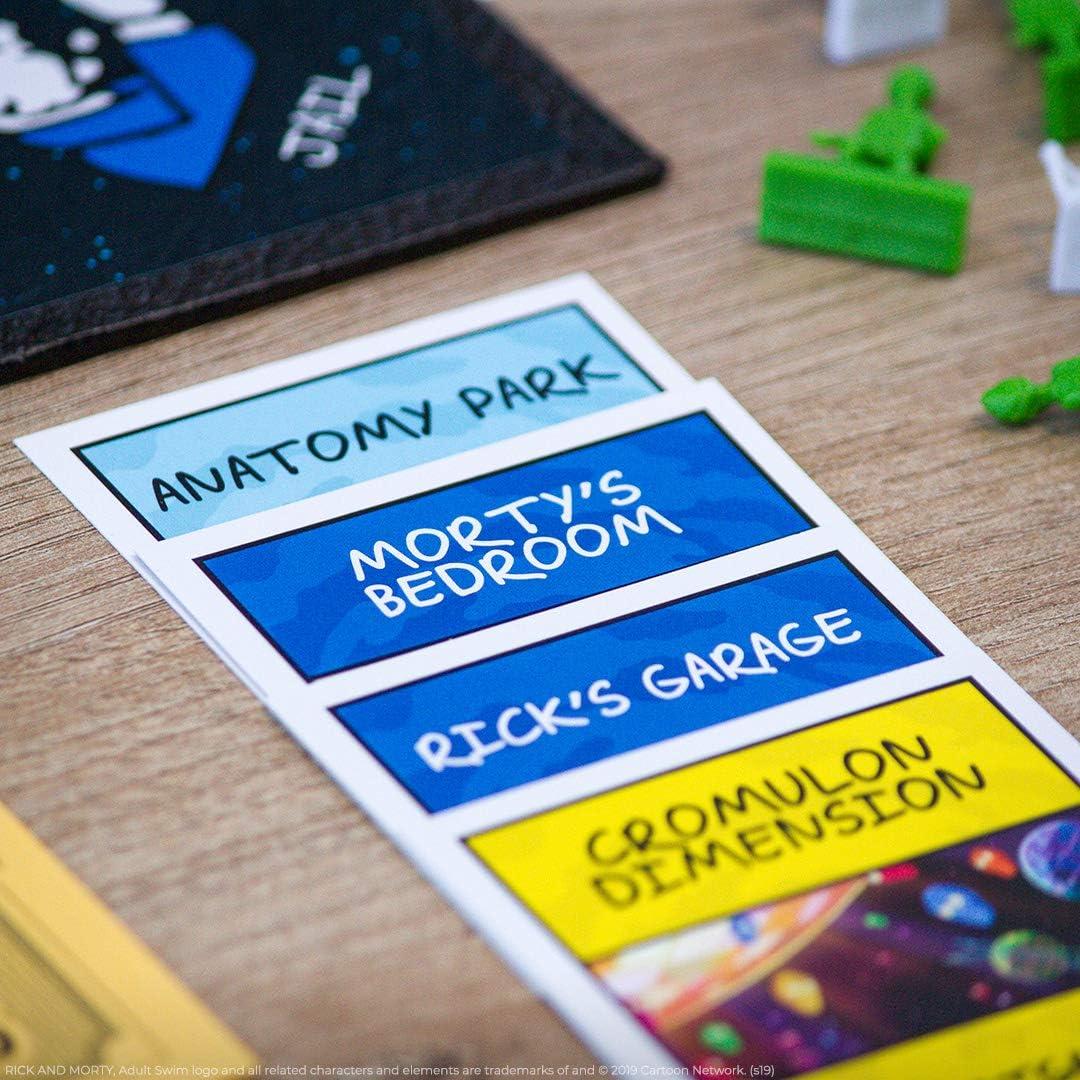 Monopoly Rick y Morty Juego de Mesa Oficial 2-6 Jugadores