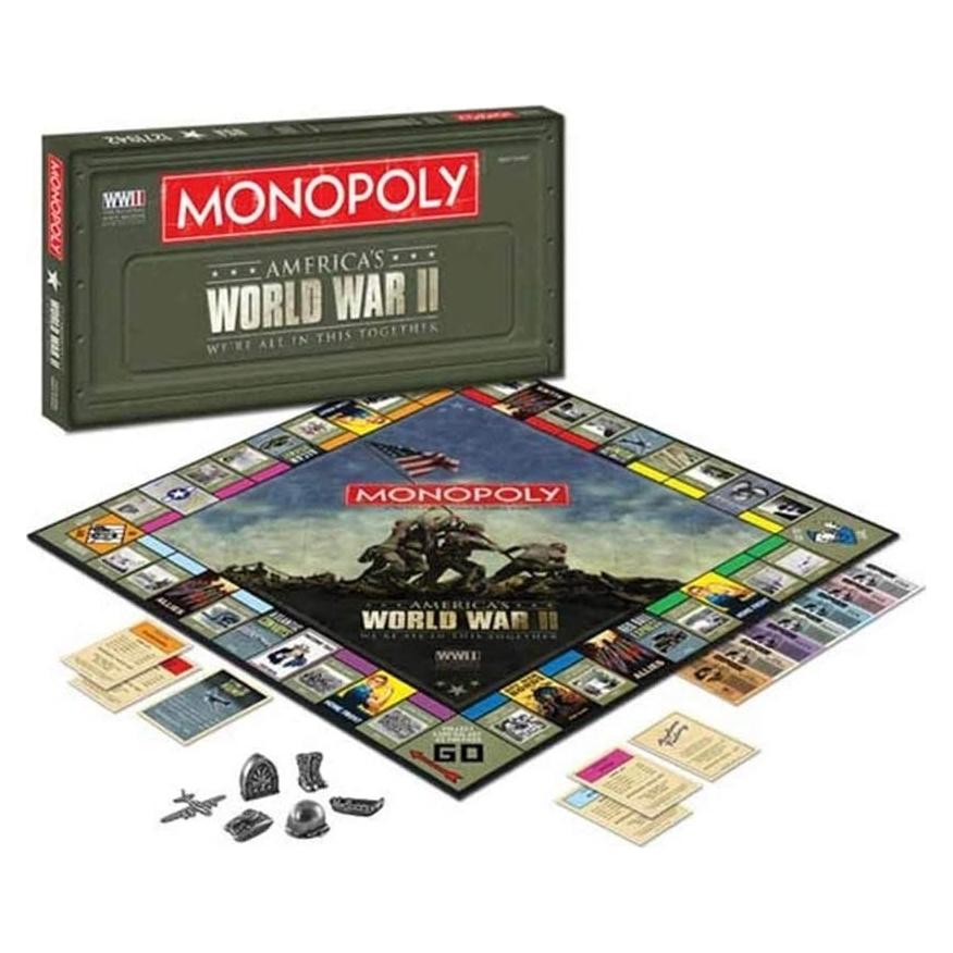 Monopoly Segunda Guerra Mundial Hasbro - 2 a 6 jugadores