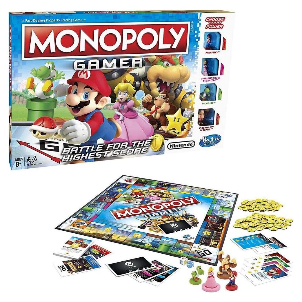 Monopoly Gamer Hasbro - Juego de Mesa Super Mario 0.45 kg