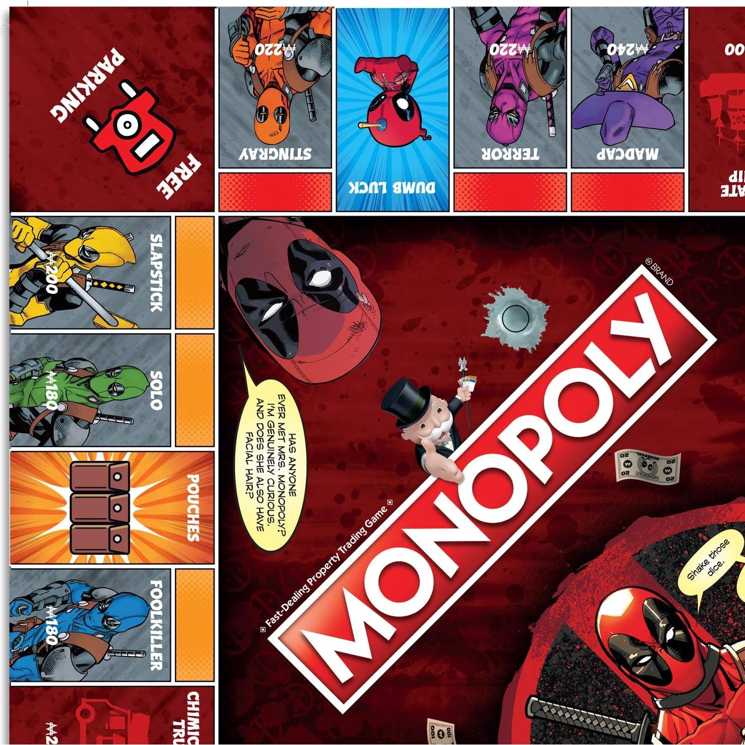 Monopoly Edición Coleccionista Marvel Deadpool - Hasbro