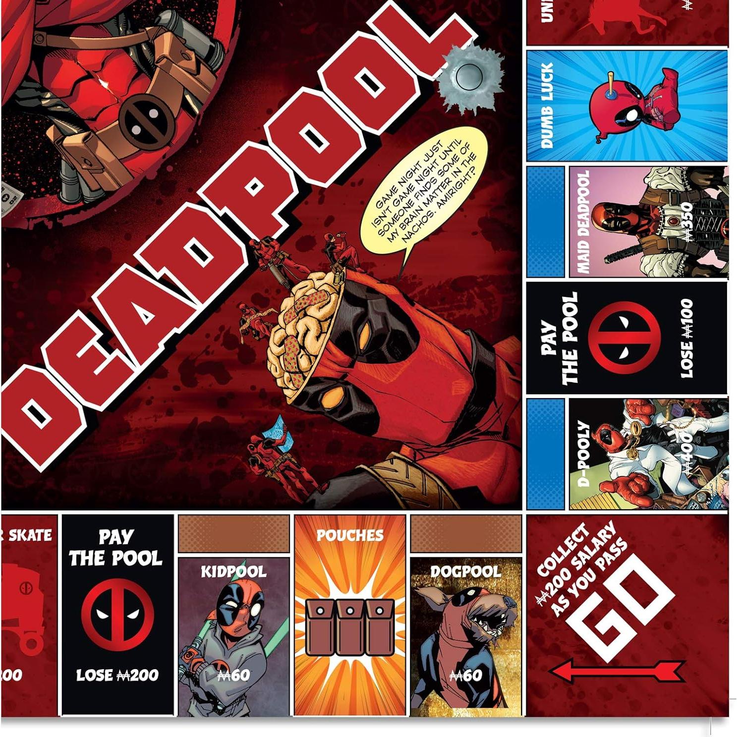 Monopoly Edición Coleccionista Marvel Deadpool - Hasbro