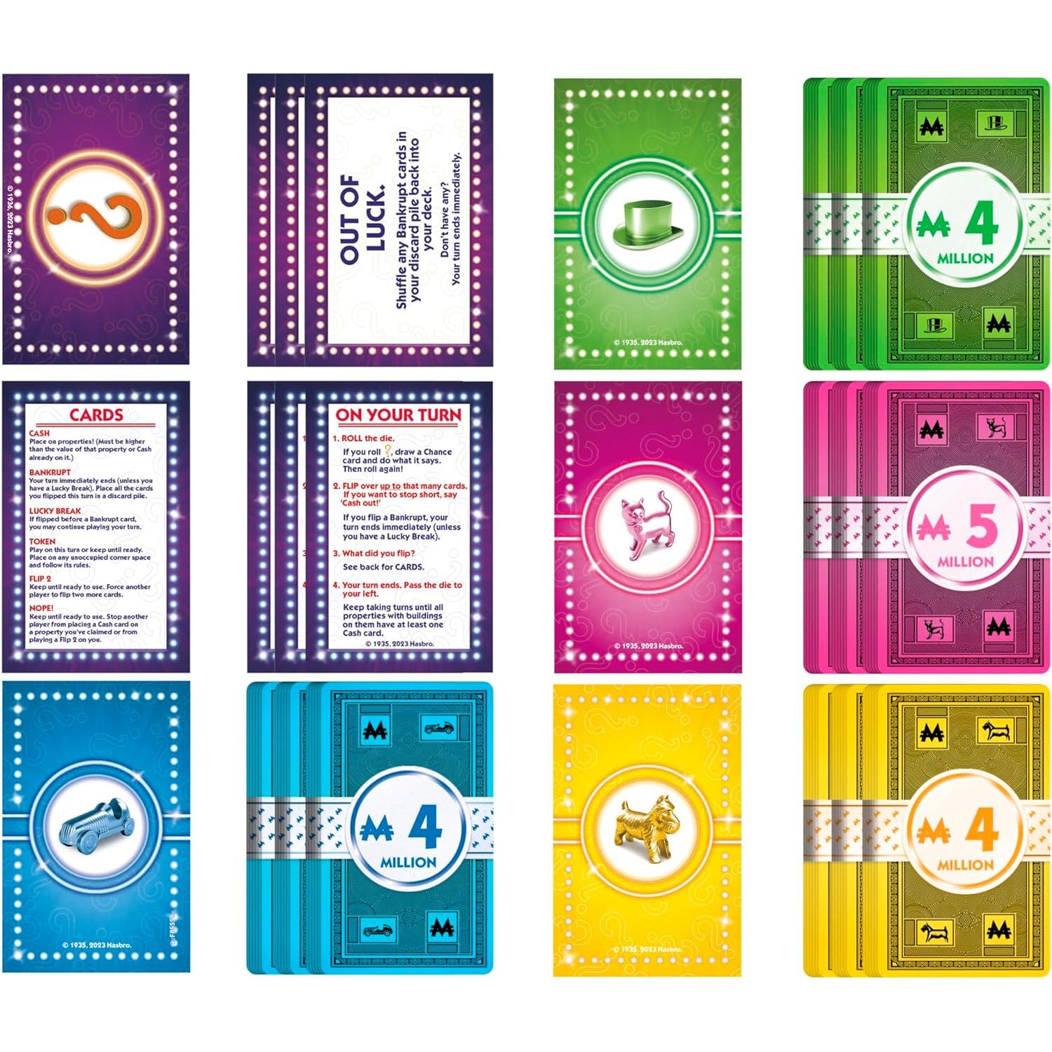 Juego de Mesa Monopoly Chance Hasbro - Rápido 20 Minutos