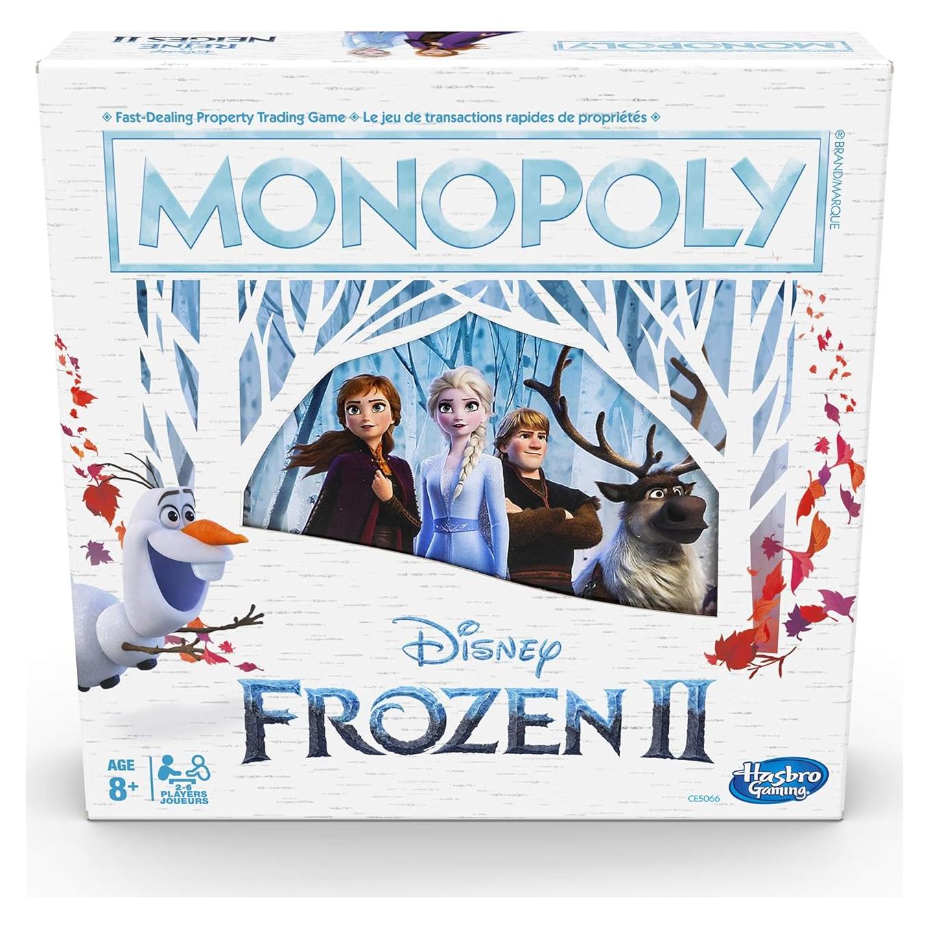 Monopoly Disney Frozen II Hasbro - Juego de Mesa Bilingüe