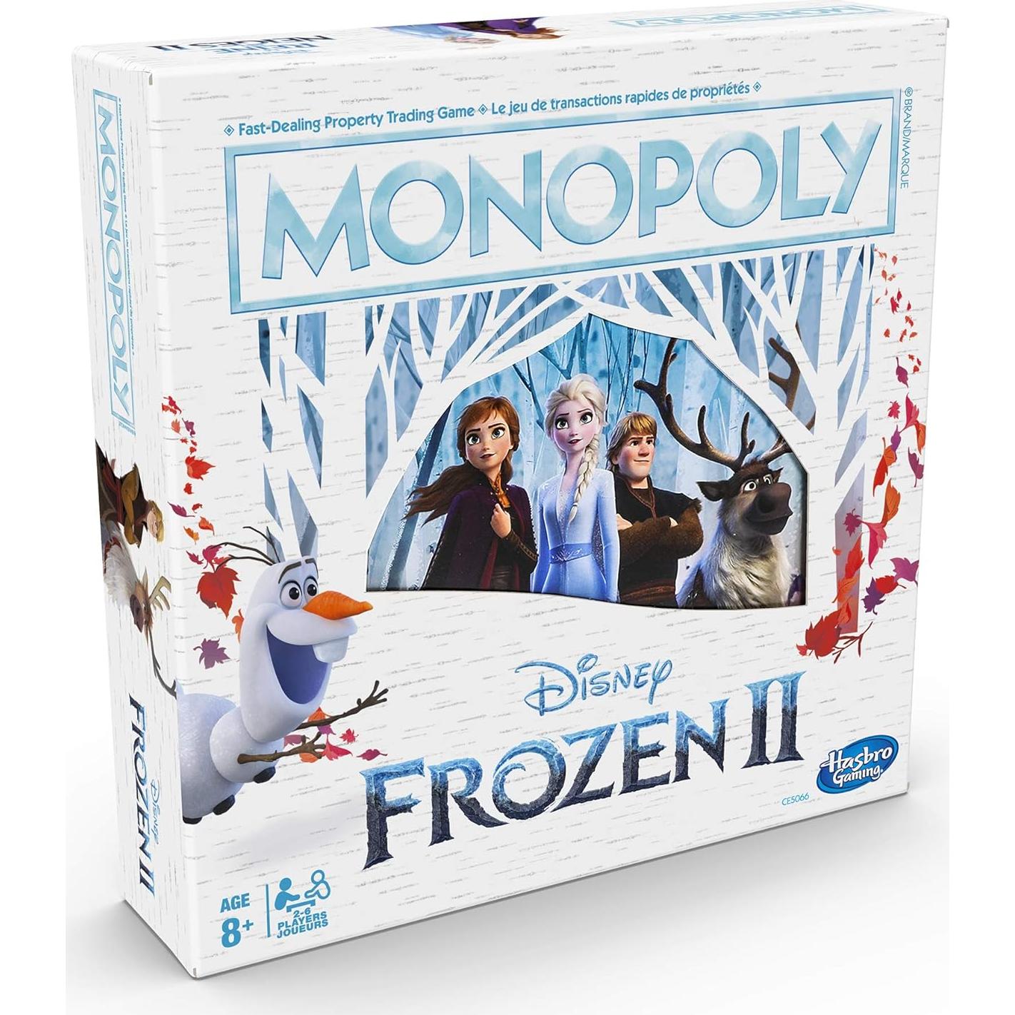 Monopoly Disney Frozen II Hasbro - Juego de Mesa Bilingüe