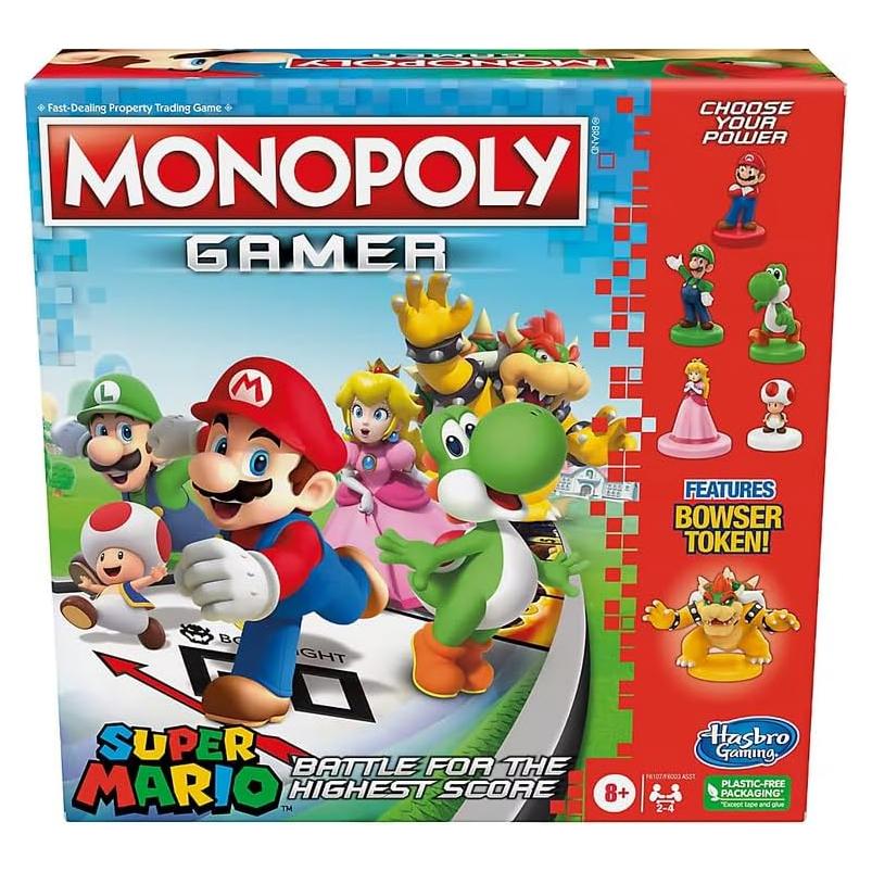 Monopoly Gamer Super Mario Edición Premium - 2 a 4 Jugadores