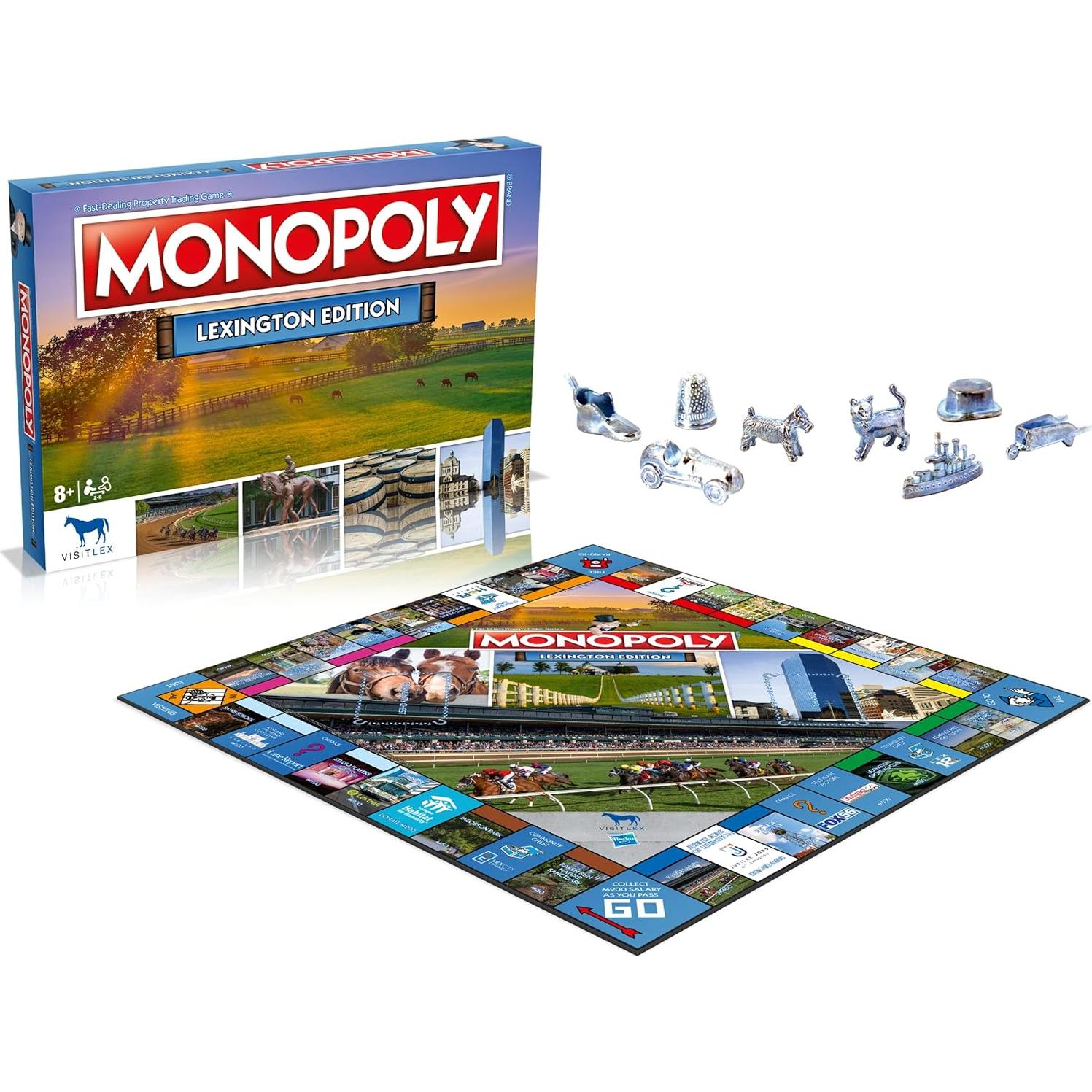 Juego de Mesa Monopoly Lexington - 2-6 Jugadores, 8+ Años