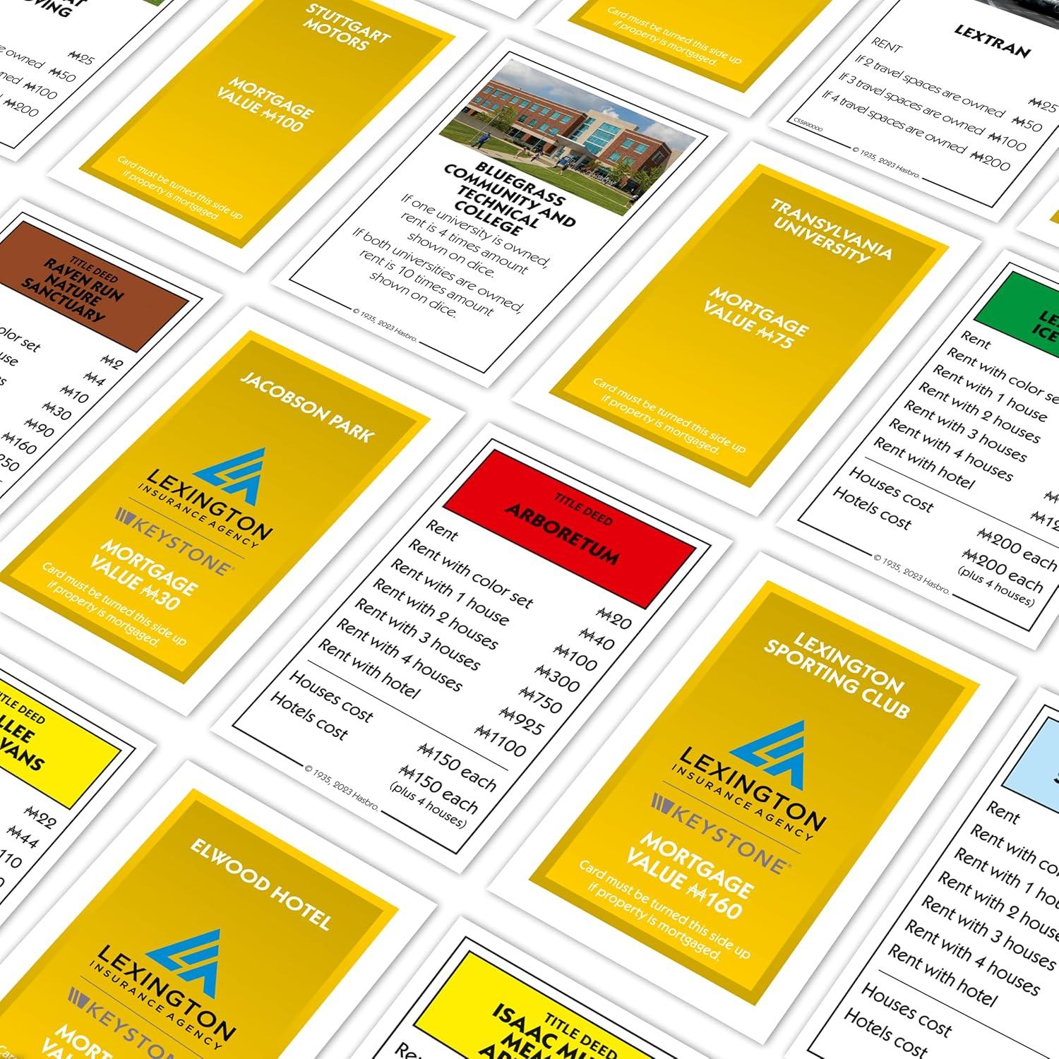 Juego de Mesa Monopoly Lexington - 2-6 Jugadores, 8+ Años