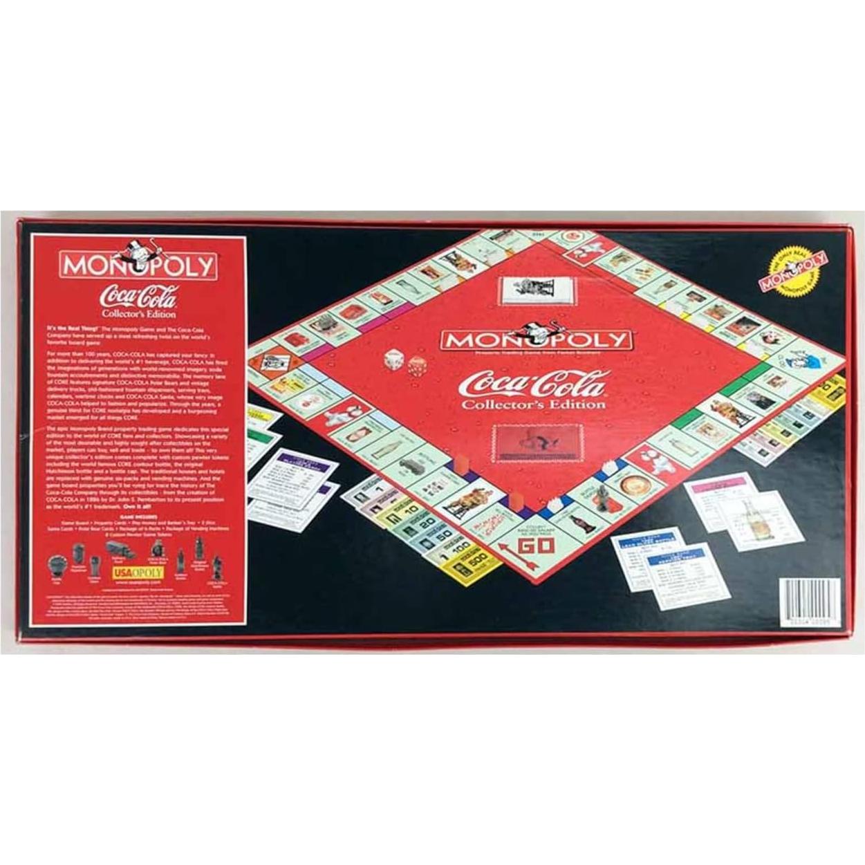 Monopoly Edición de Coleccionista Coca-Cola - 2 a 8 Jugadores