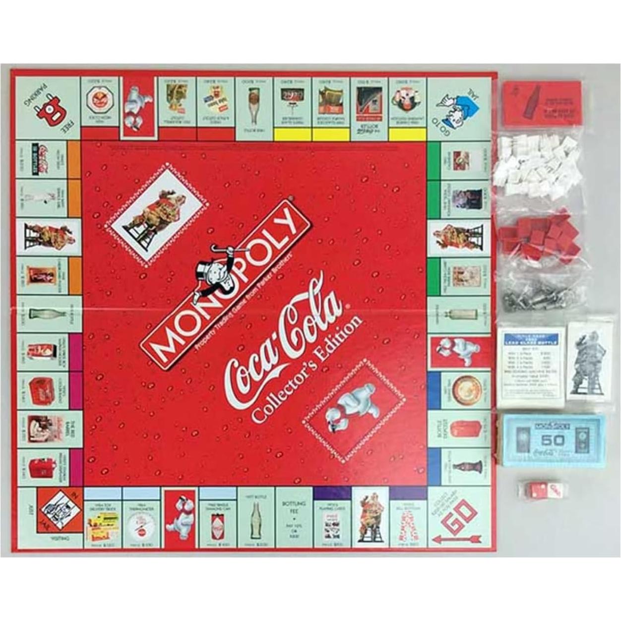 Monopoly Edición de Coleccionista Coca-Cola - 2 a 8 Jugadores