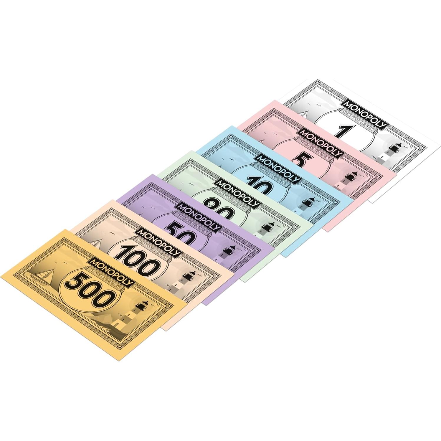 Monopoly Edición Newport - Juego de Mesa Familiar 2-6 Jugadores