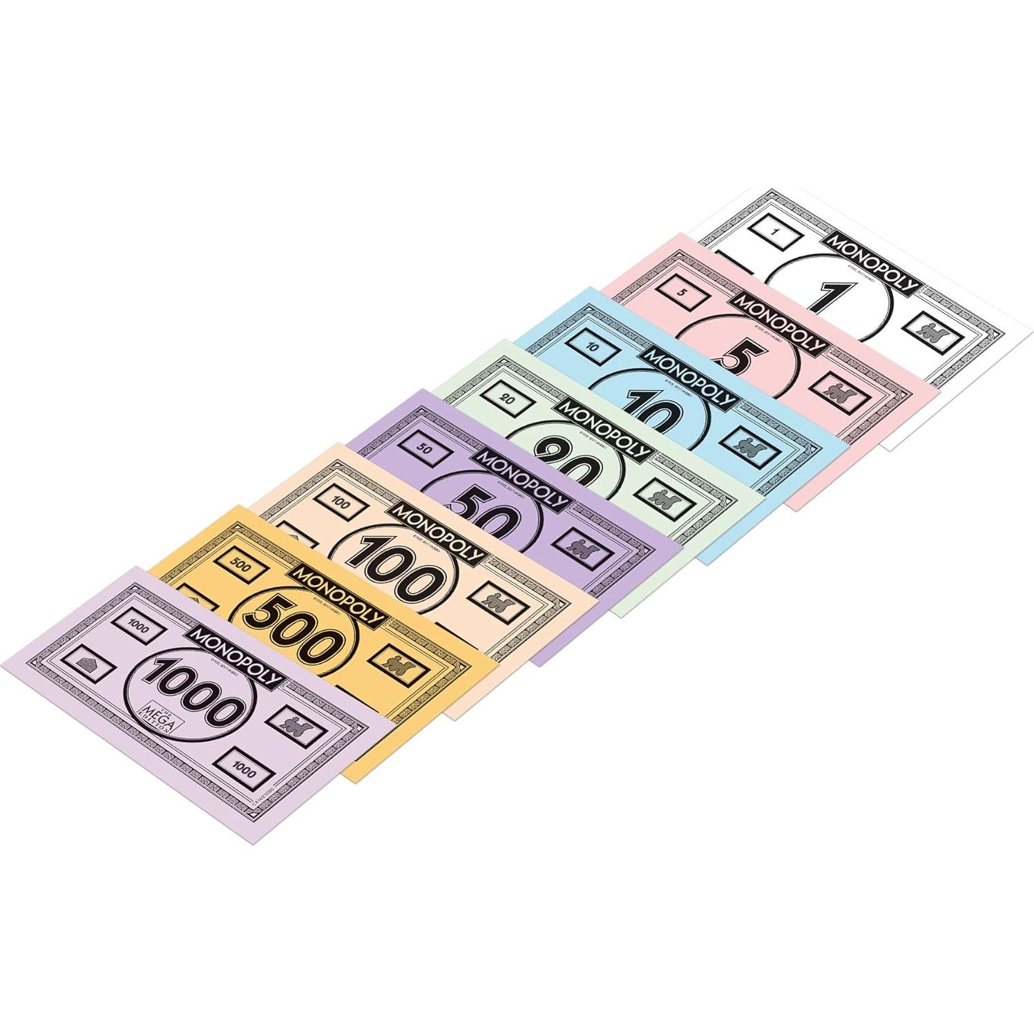 Juego de Mesa Mega Monopoly Winning Moves, 12 Espacios Extra