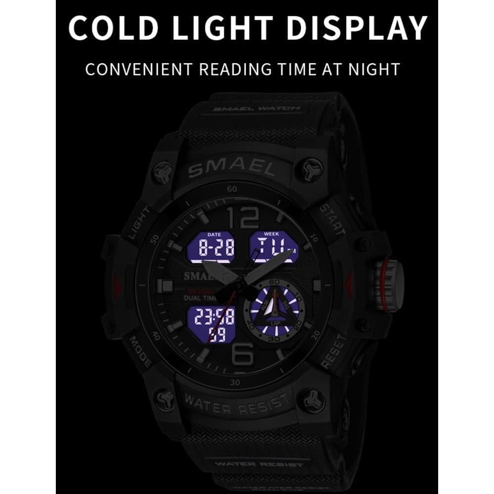 Reloj Deportivo Militar GOSASA 8007 Verde 56mm Impermeable