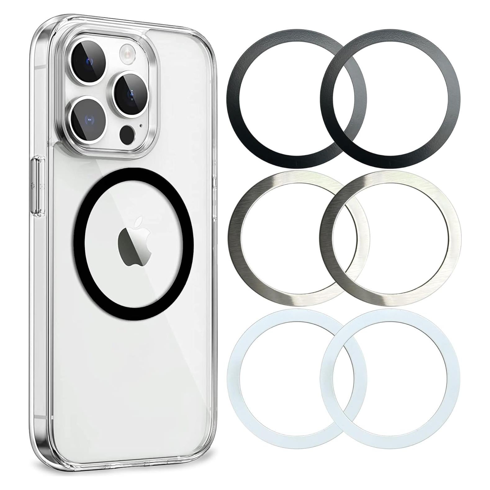 Anillos Metálicos Aothey para Magsafe - 6 Piezas